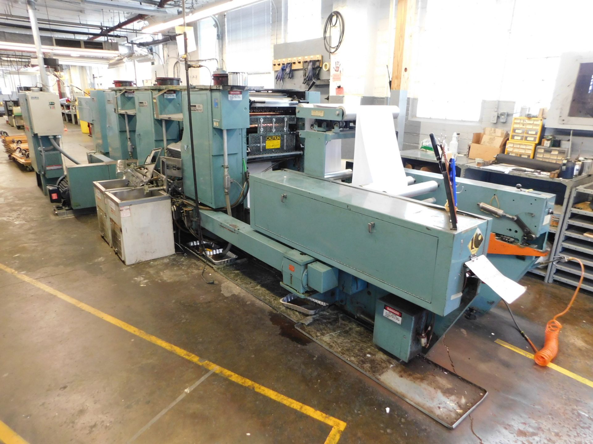 Stevens MS1000 3-Color Press, Model ST-1000, SN 0125851, Prints 1/1 or 2/1 or 3/0, Roll to Sheet,