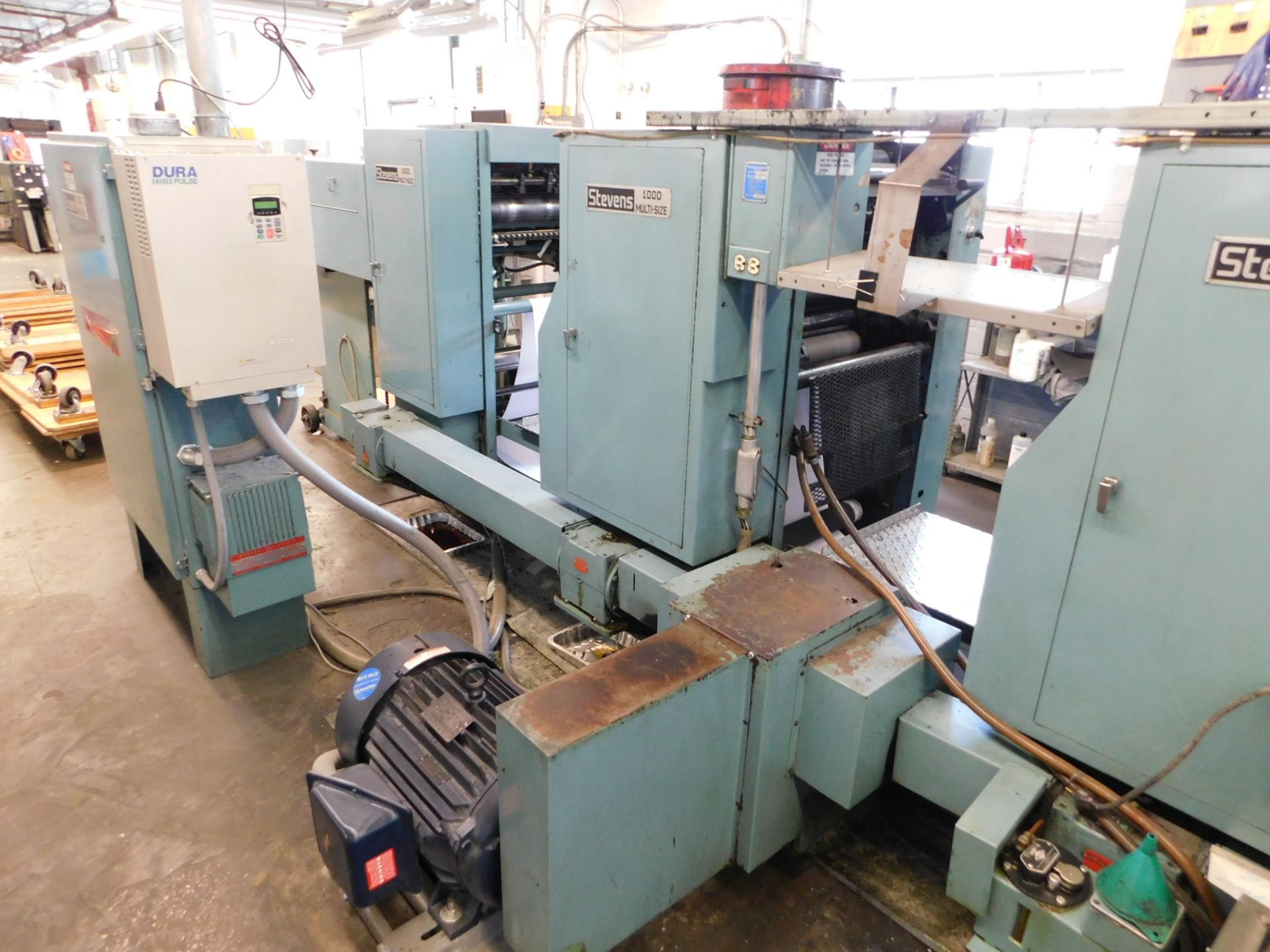 Stevens MS1000 3-Color Press, Model ST-1000, SN 0125851, Prints 1/1 or 2/1 or 3/0, Roll to Sheet, - Image 10 of 12