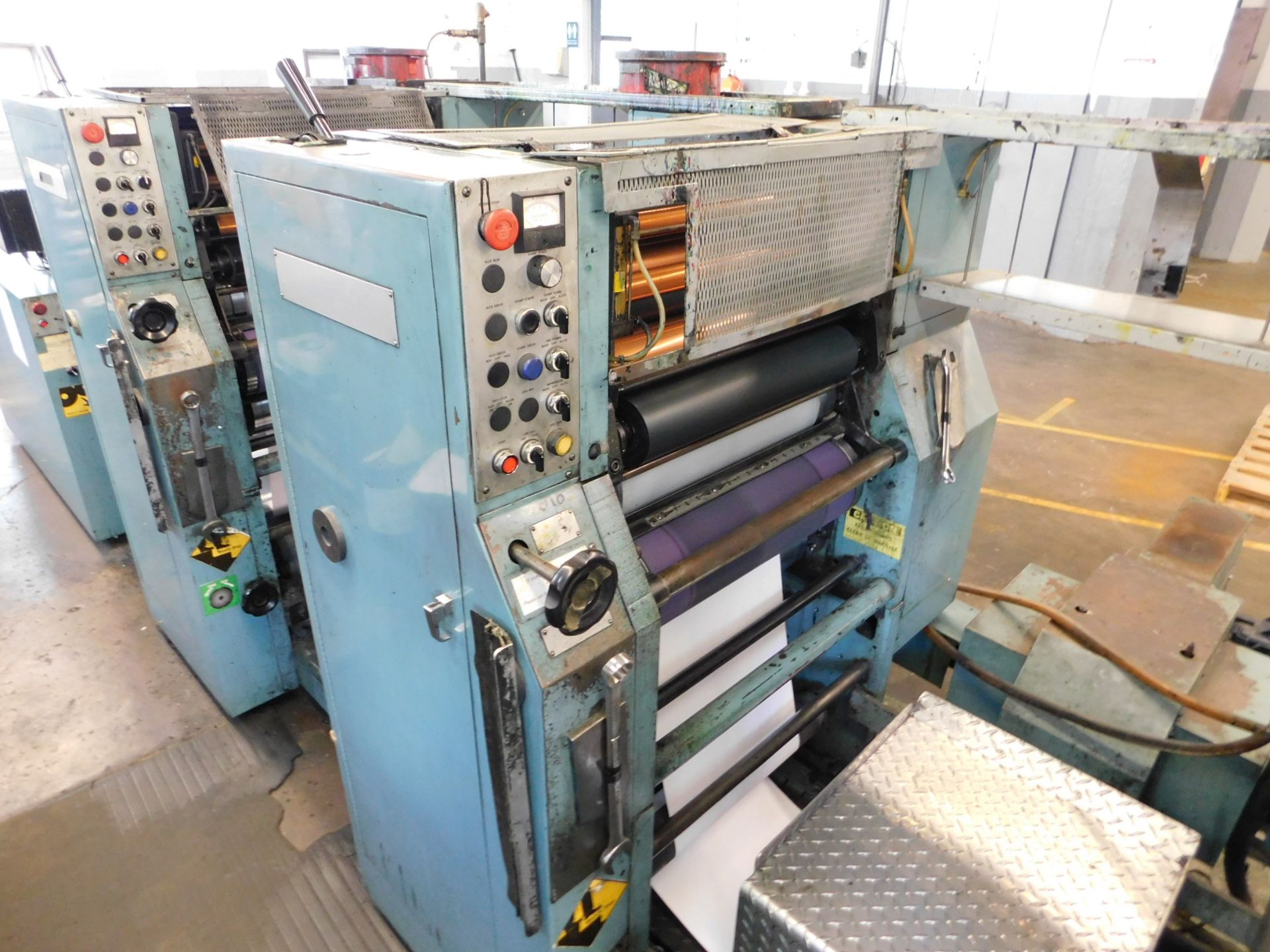 Stevens MS1000 3-Color Press, Model ST-1000, SN 0125851, Prints 1/1 or 2/1 or 3/0, Roll to Sheet, - Image 5 of 12