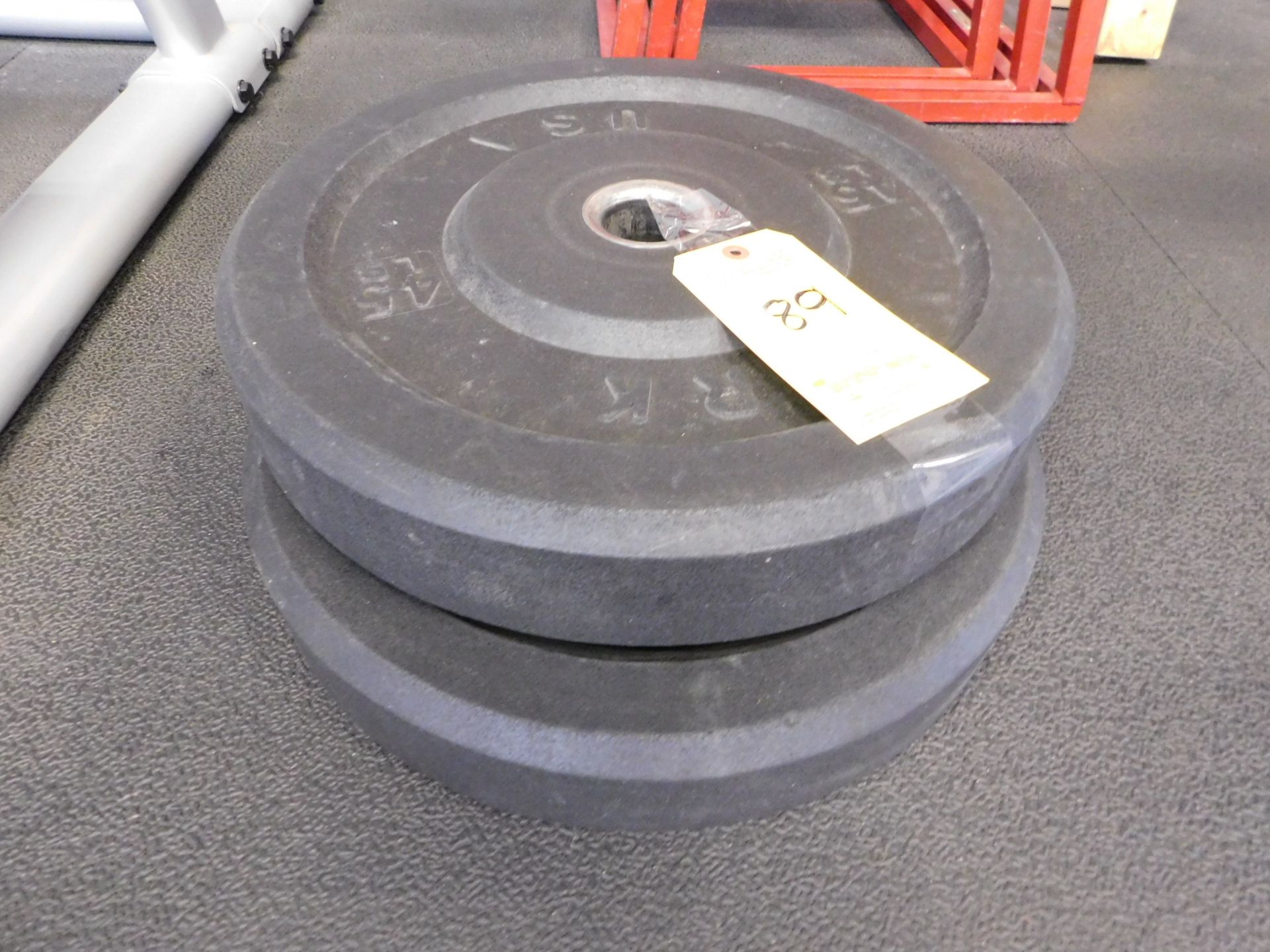 (2) #45 Bumper Plates