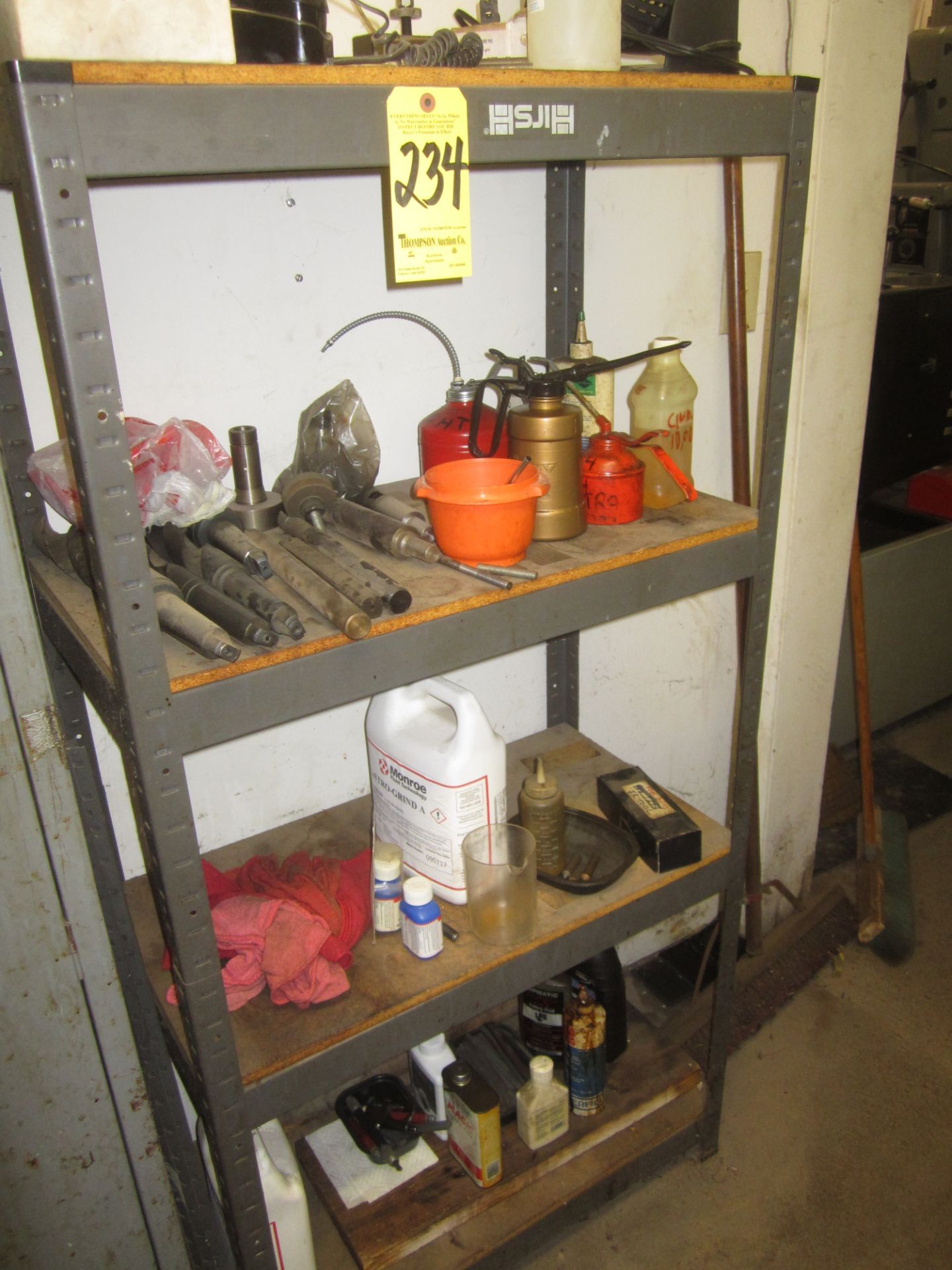 Shelving Unit and Contents