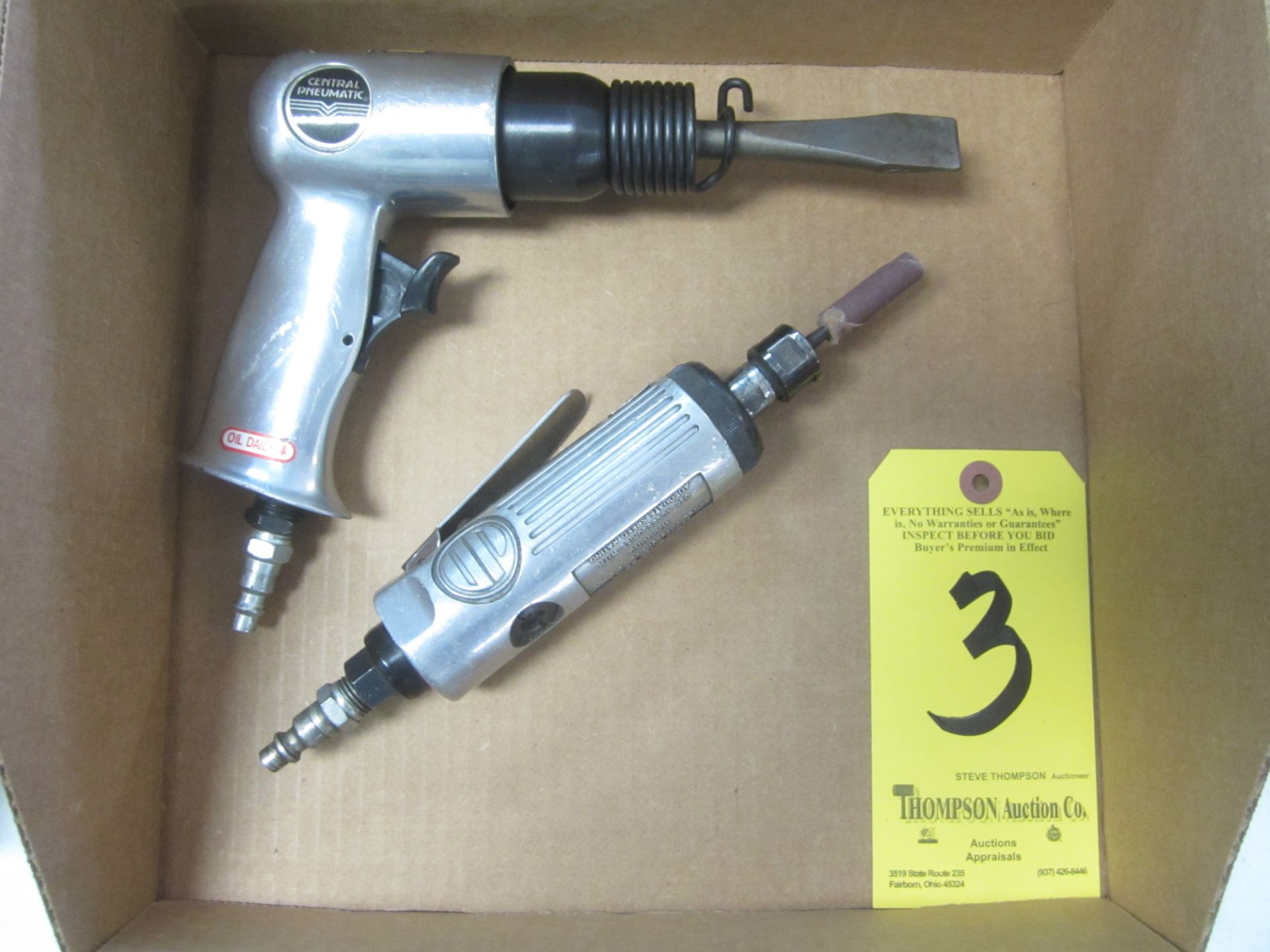 Pneumatic Chisel and Pneumatic Grinder