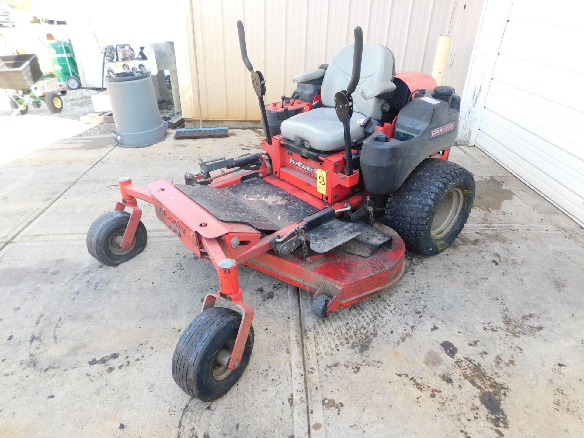 Gravely ProMaster 260 Commercial Zero Turn Mower SN#010684, 60"deck, Kawaski Gas Engine 3,152hrs. - Image 3 of 13