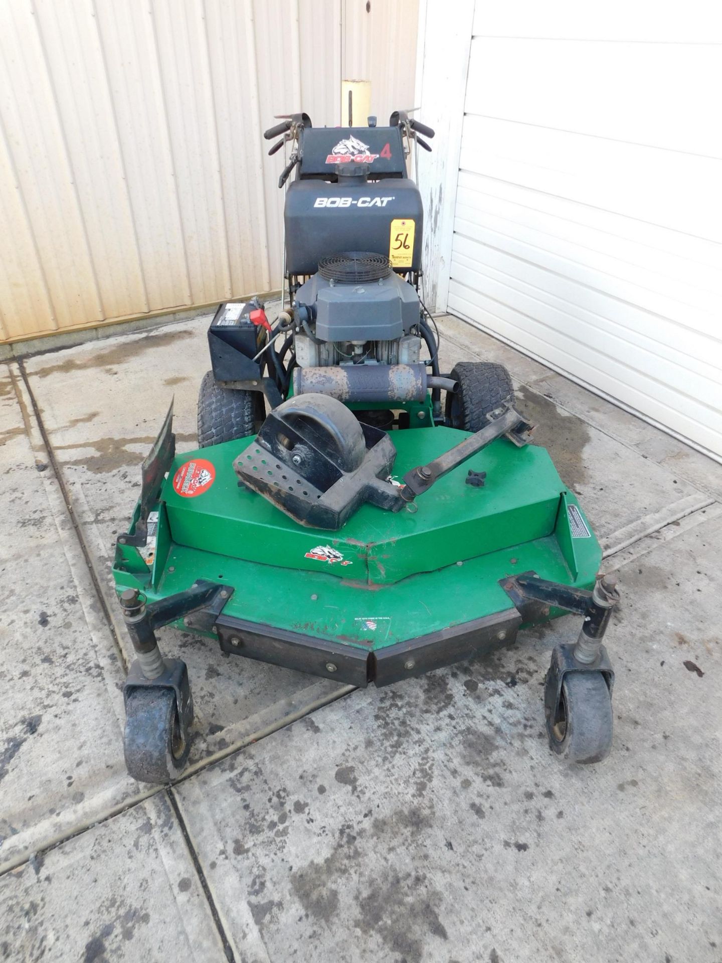 Bob-Cat walk behind Mower SN#93430200339, 48"deck, Kawaski FH 541V Gas Engine, Stand On Wheel Dolly - Image 2 of 7