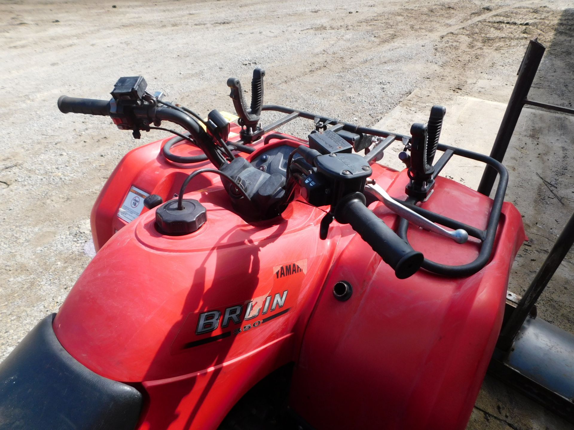 Yamaha Bruin 350 4X4 ATV w/Electric Winch 4' Snow Plow - Image 7 of 10