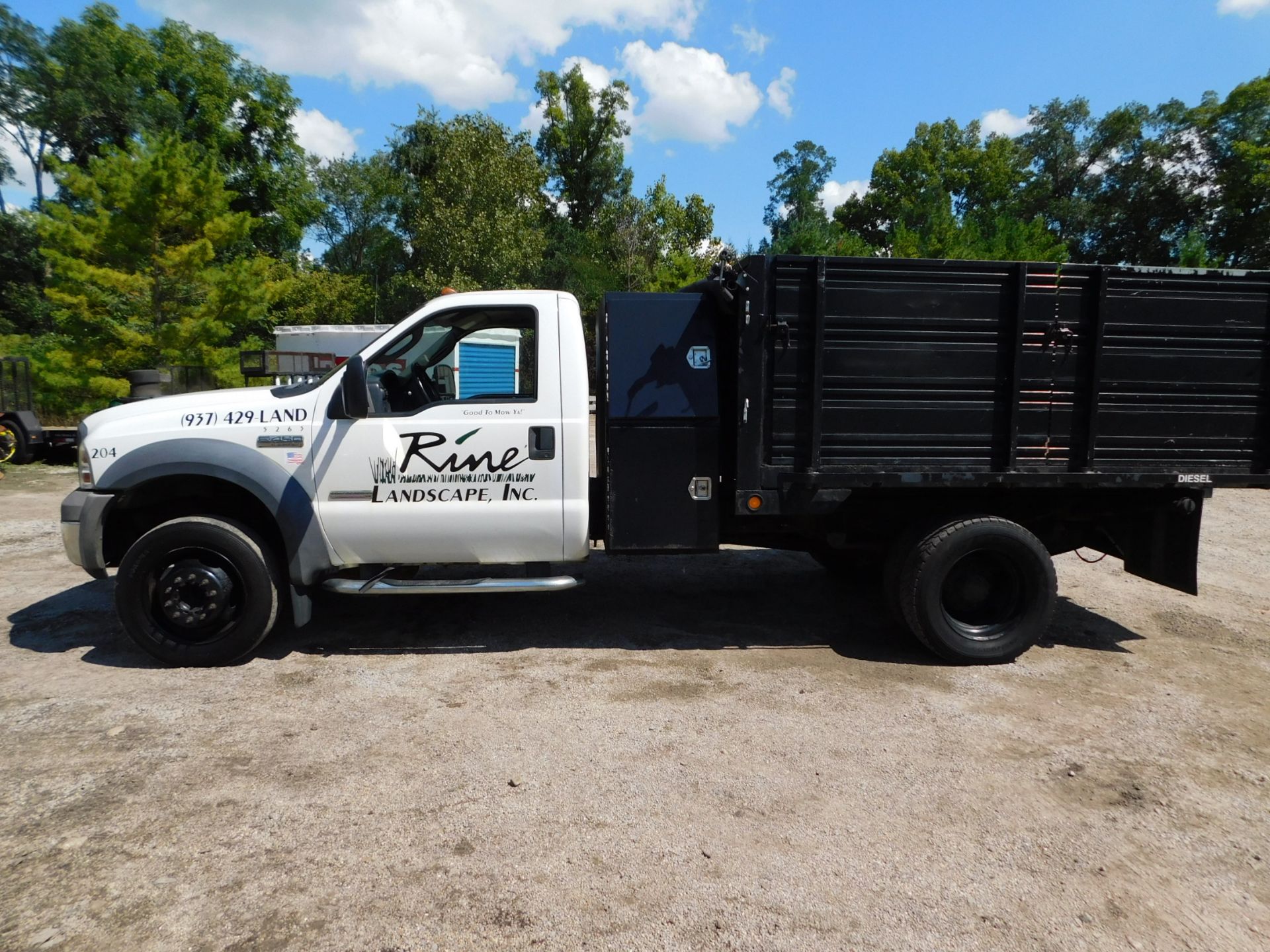 2005 Ford F-450XL Super Duty Single Axle Dump Bed Truck, VIN# 1GBOKVCG6BF156953, Power Stroke - Image 2 of 21