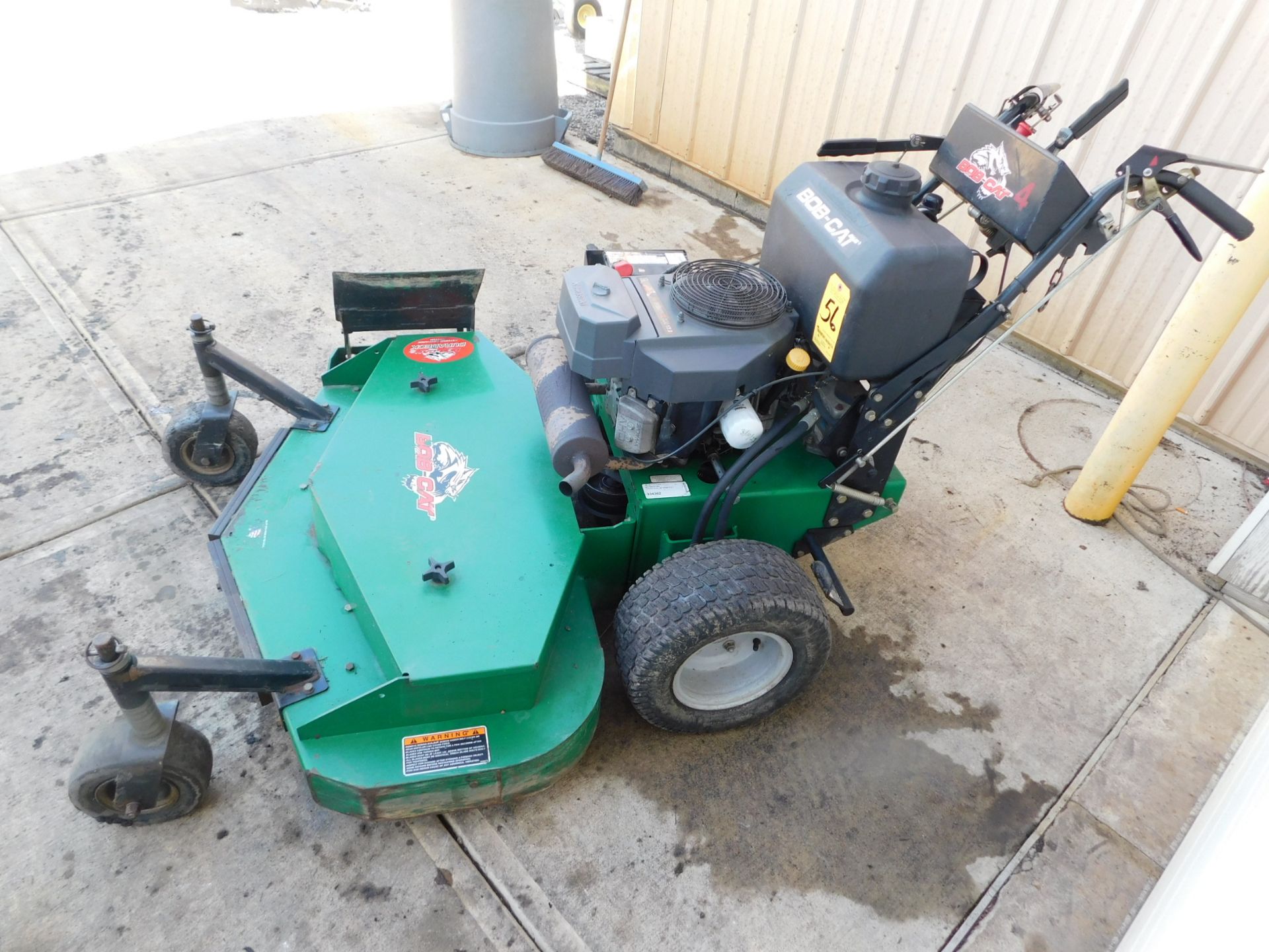 Bob-Cat walk behind Mower SN#93430200339, 48"deck, Kawaski FH 541V Gas Engine, Stand On Wheel Dolly - Image 4 of 7