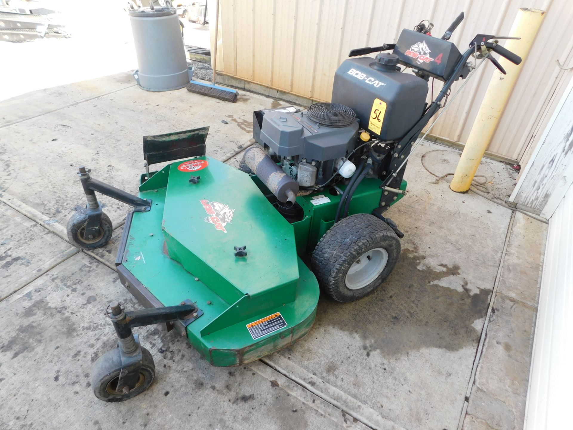 Bob-Cat walk behind Mower SN#93430200339, 48"deck, Kawaski FH 541V Gas Engine, Stand On Wheel Dolly - Image 3 of 7