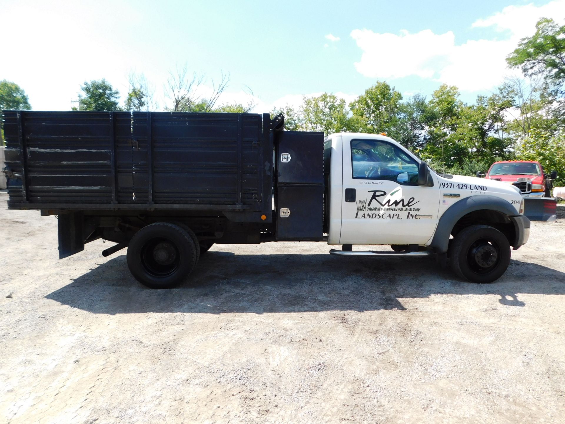 2005 Ford F-450XL Super Duty Single Axle Dump Bed Truck, VIN# 1GBOKVCG6BF156953, Power Stroke - Image 6 of 21