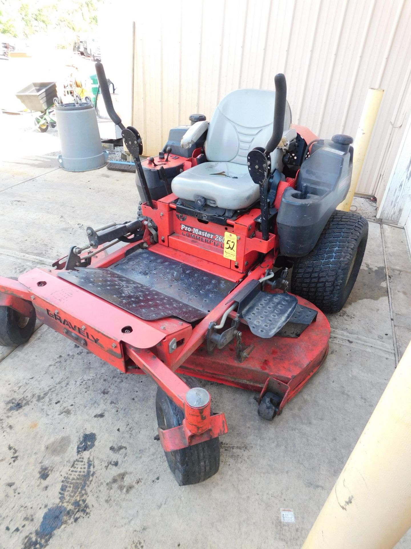 Gravely ProMaster 260 Commercial Zero Turn Mower SN#003118, 60"deck, Kawaski FX850V Gas Engine 3, - Image 4 of 14