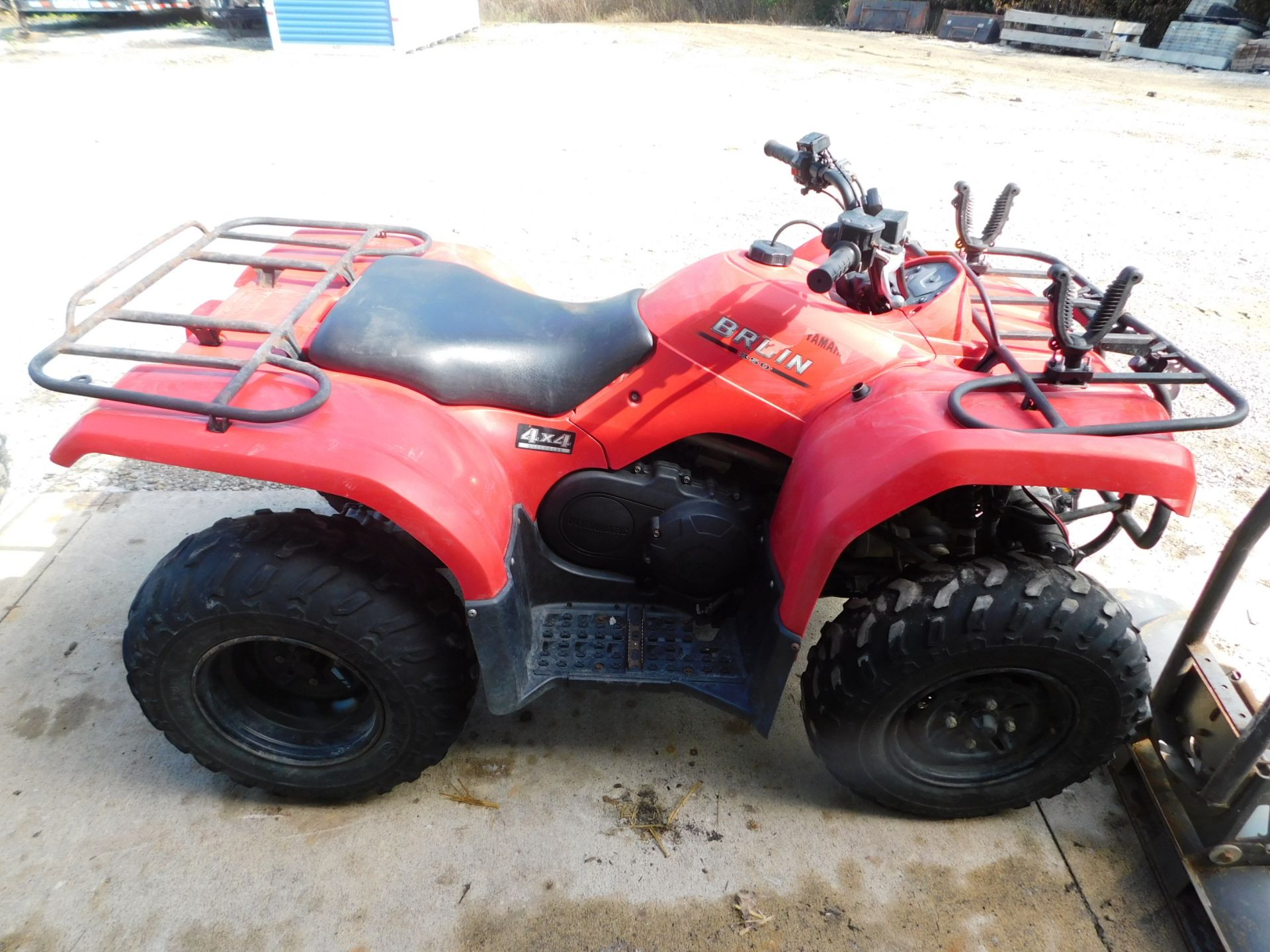 Yamaha Bruin 350 4X4 ATV w/Electric Winch 4' Snow Plow - Image 5 of 10