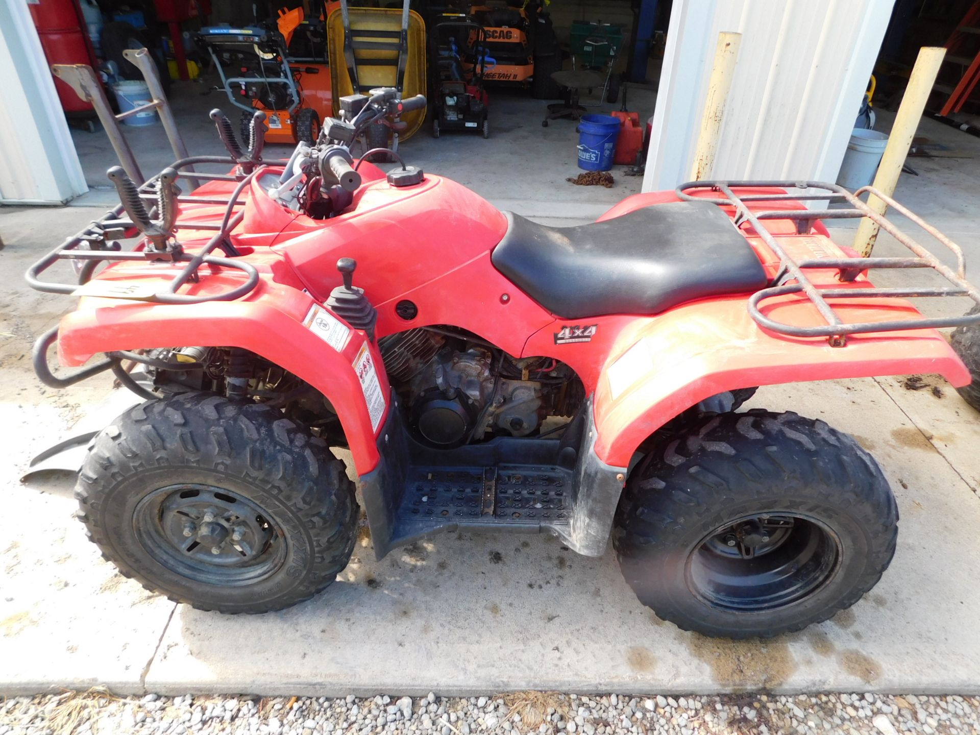 Yamaha Bruin 350 4X4 ATV w/Electric Winch 4' Snow Plow - Image 2 of 10