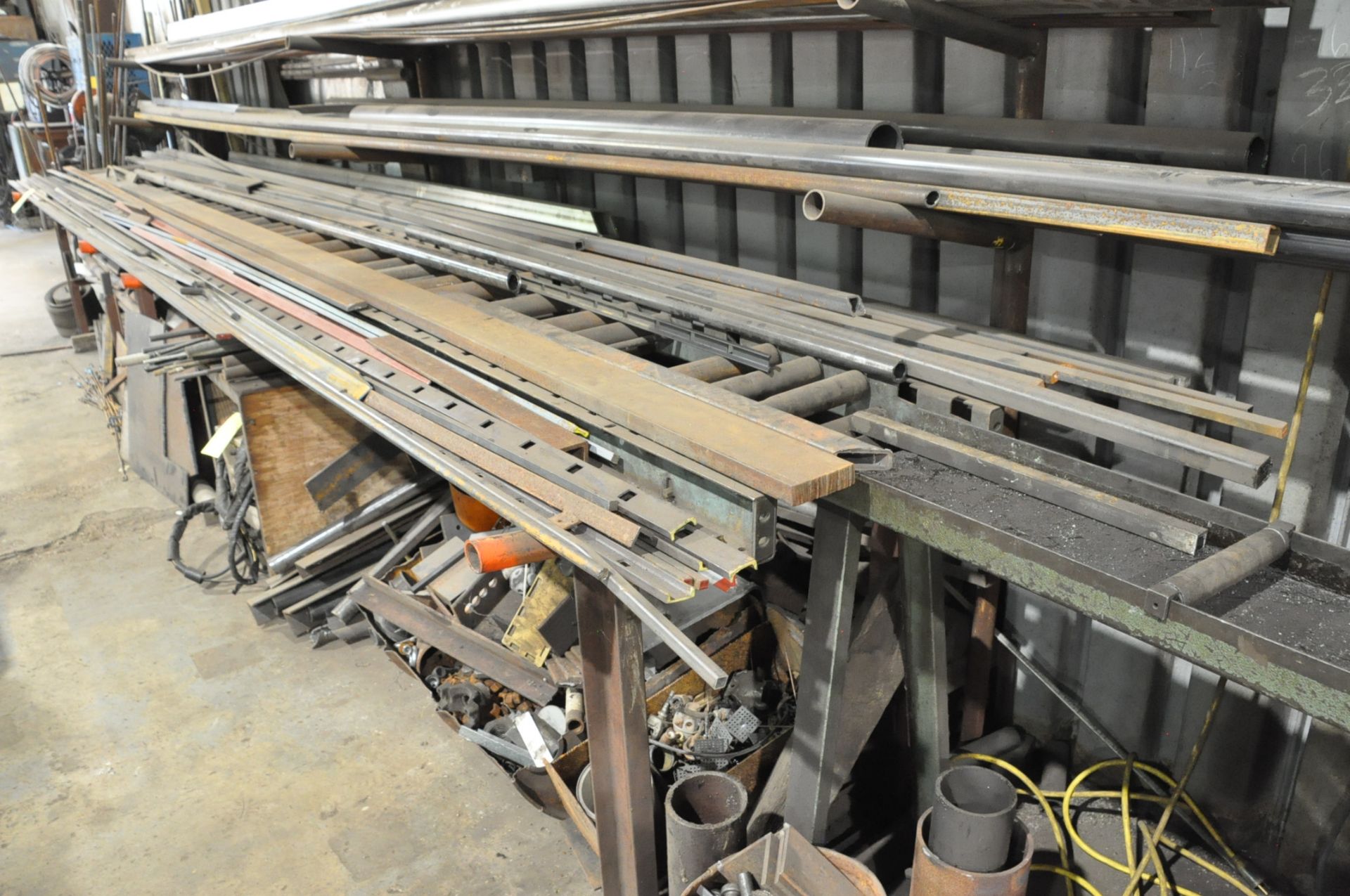 Lot- Various Alloy Metal Stock with (1) Rack, (Conveyor Not Included) - Image 4 of 12