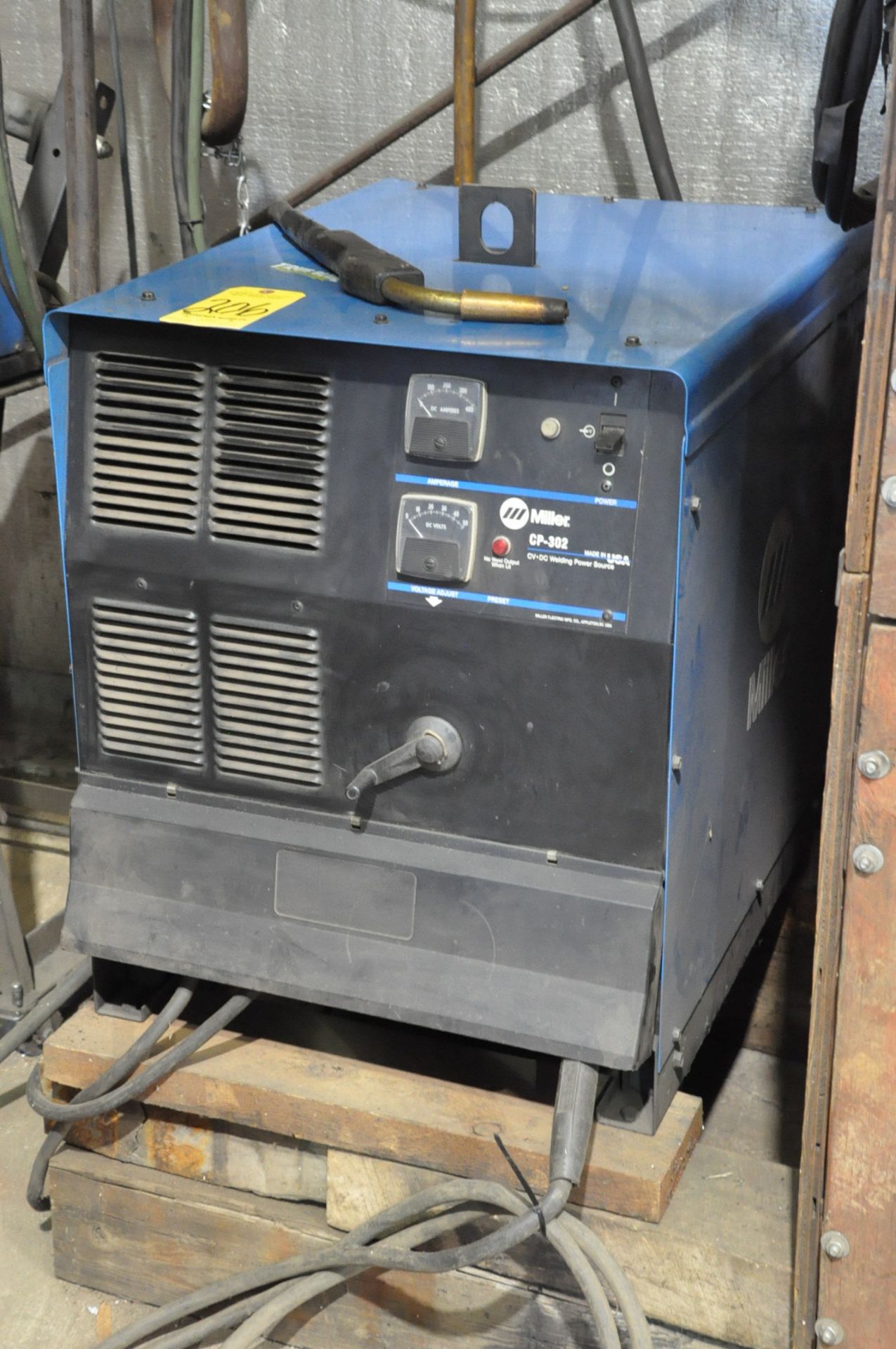 Miller CP-302, 300-Amp Capacity CV-DC Mig Welding Power Source, S/n KH392018, with Leads, Miller S- - Image 2 of 8