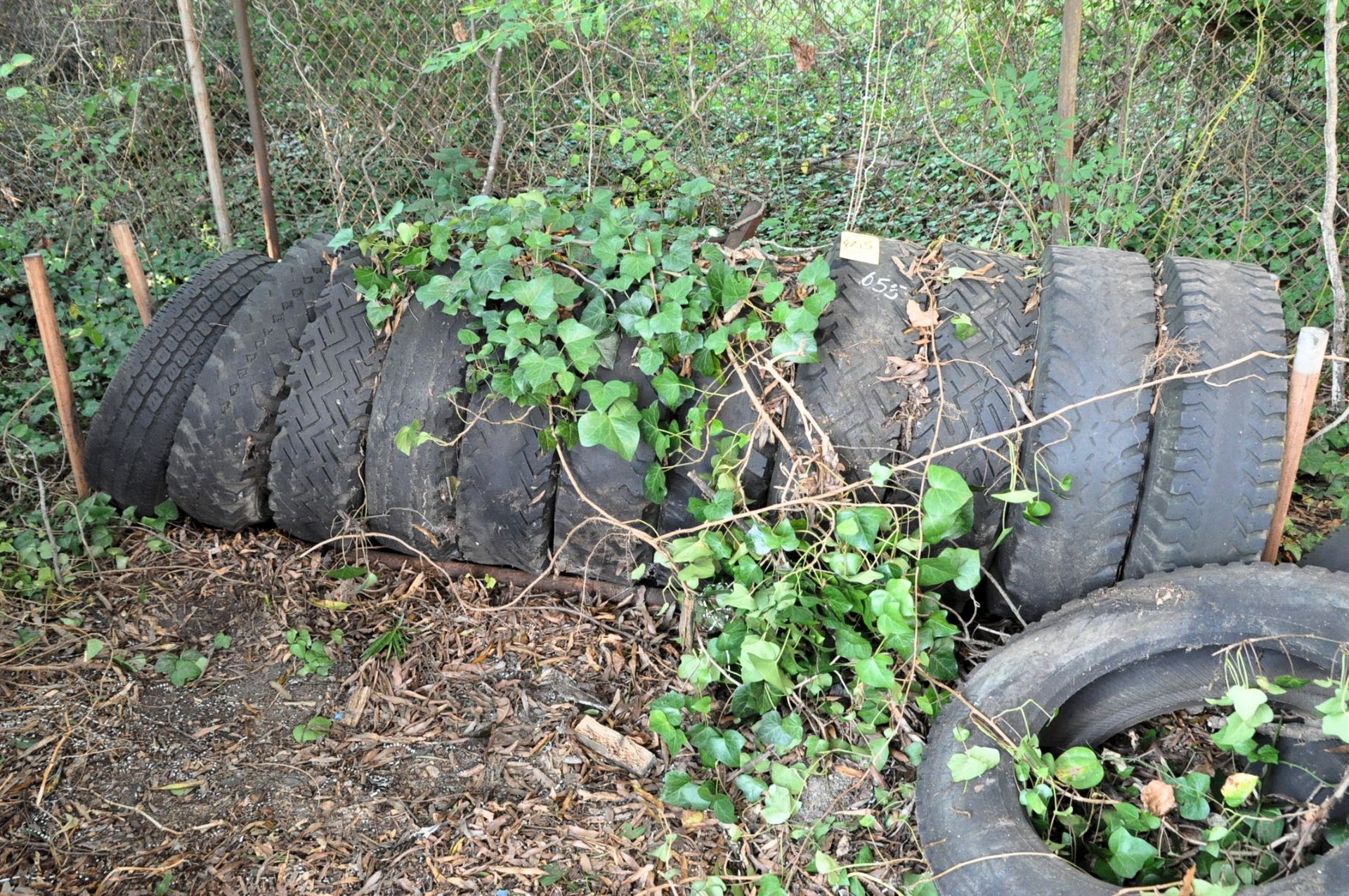 Lot-Truck Tires with Wheels