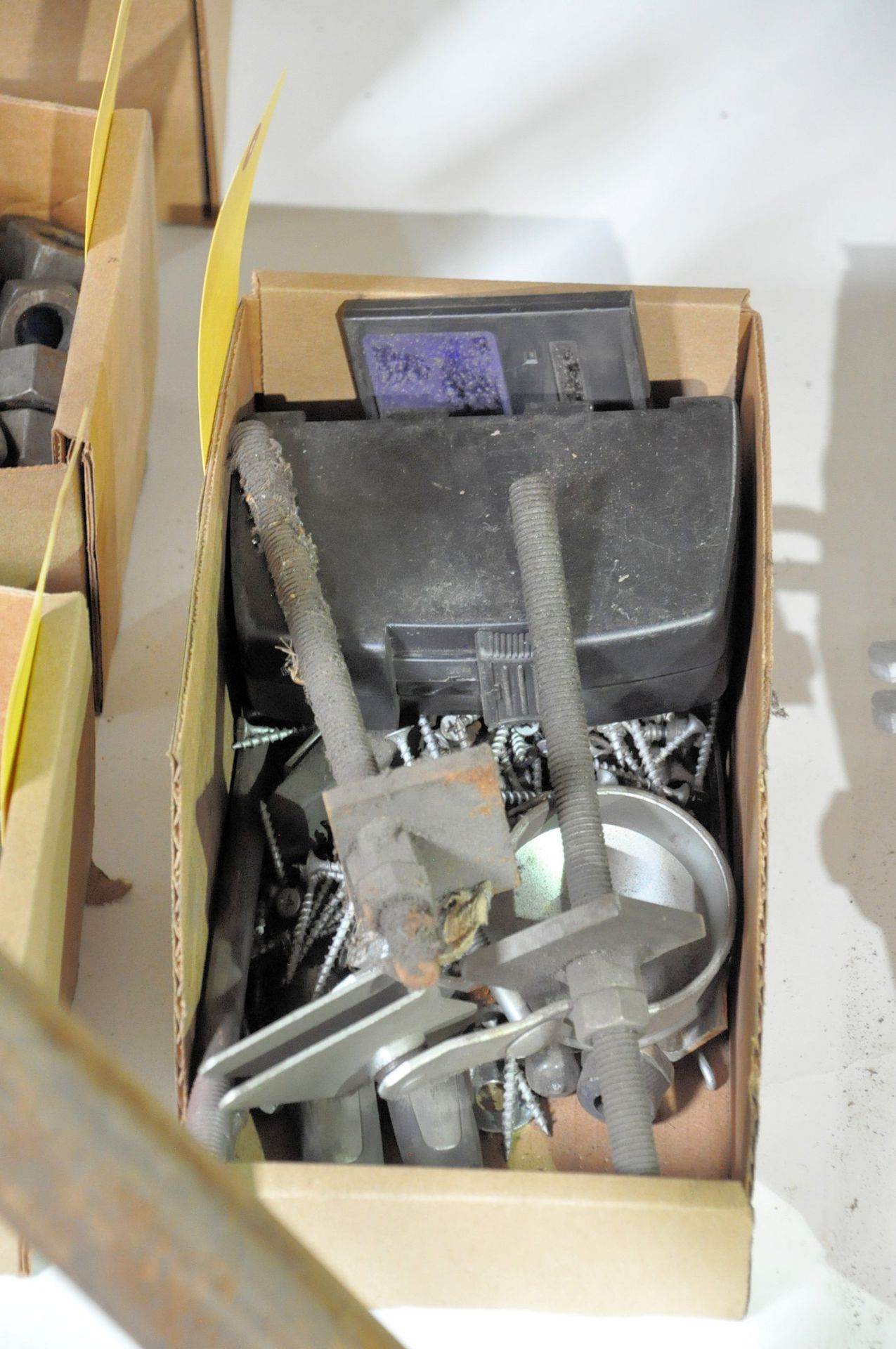 Lot-Bolts, Nuts, Washers, Tap Com Screws, Anchors, etc. in (15) Boxes on Floor Under (1) Table - Image 5 of 5