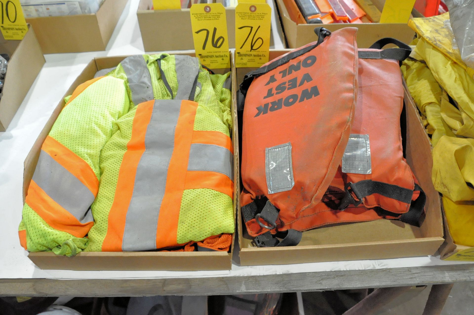 Lot-Safety Vests and High Visibility Rain Suits in (3) Boxes - Image 2 of 3