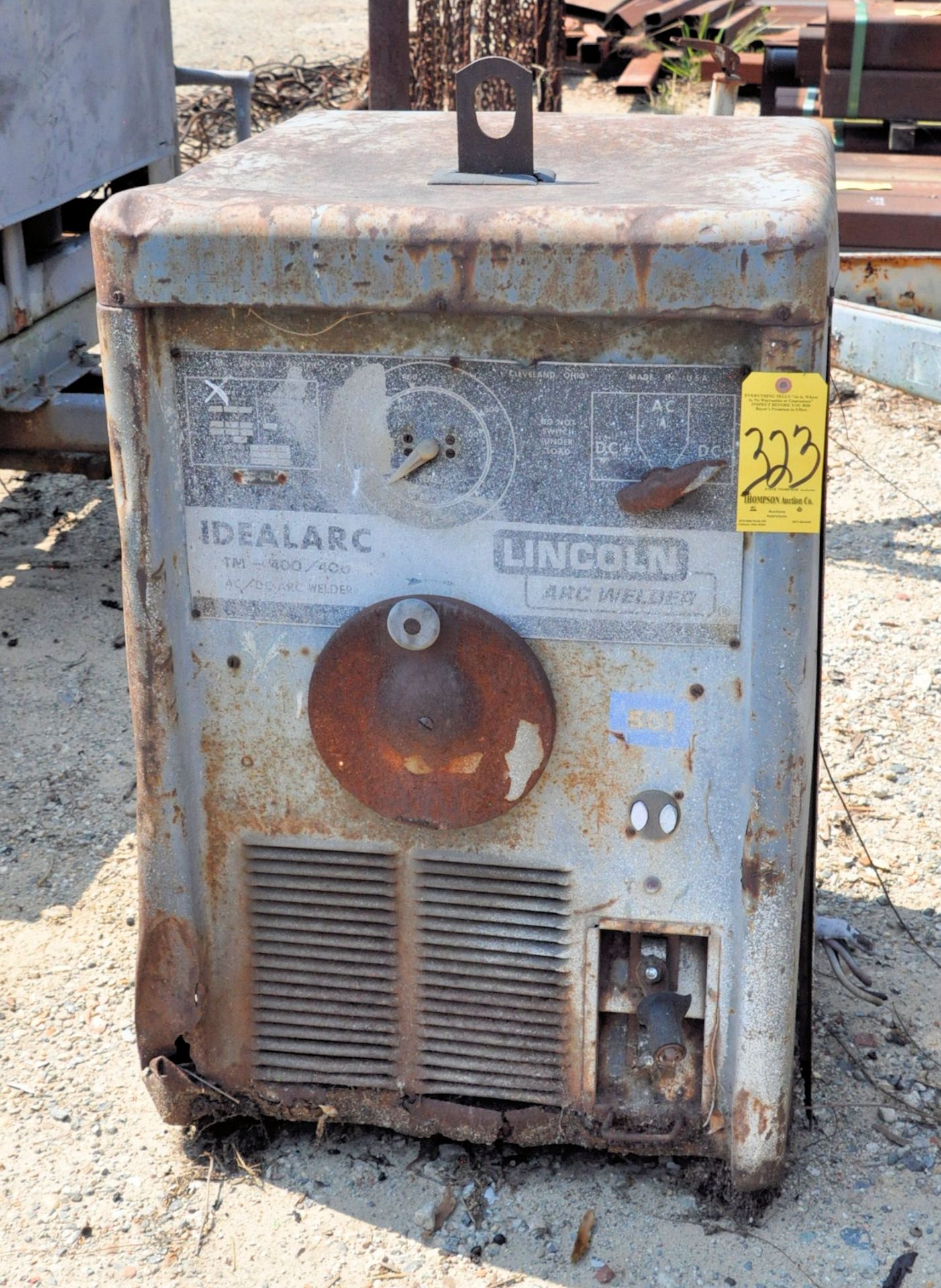 Lincoln Idealarc Model TM-400/400 AC/DC Arc Welder Power Source, S/n N/a