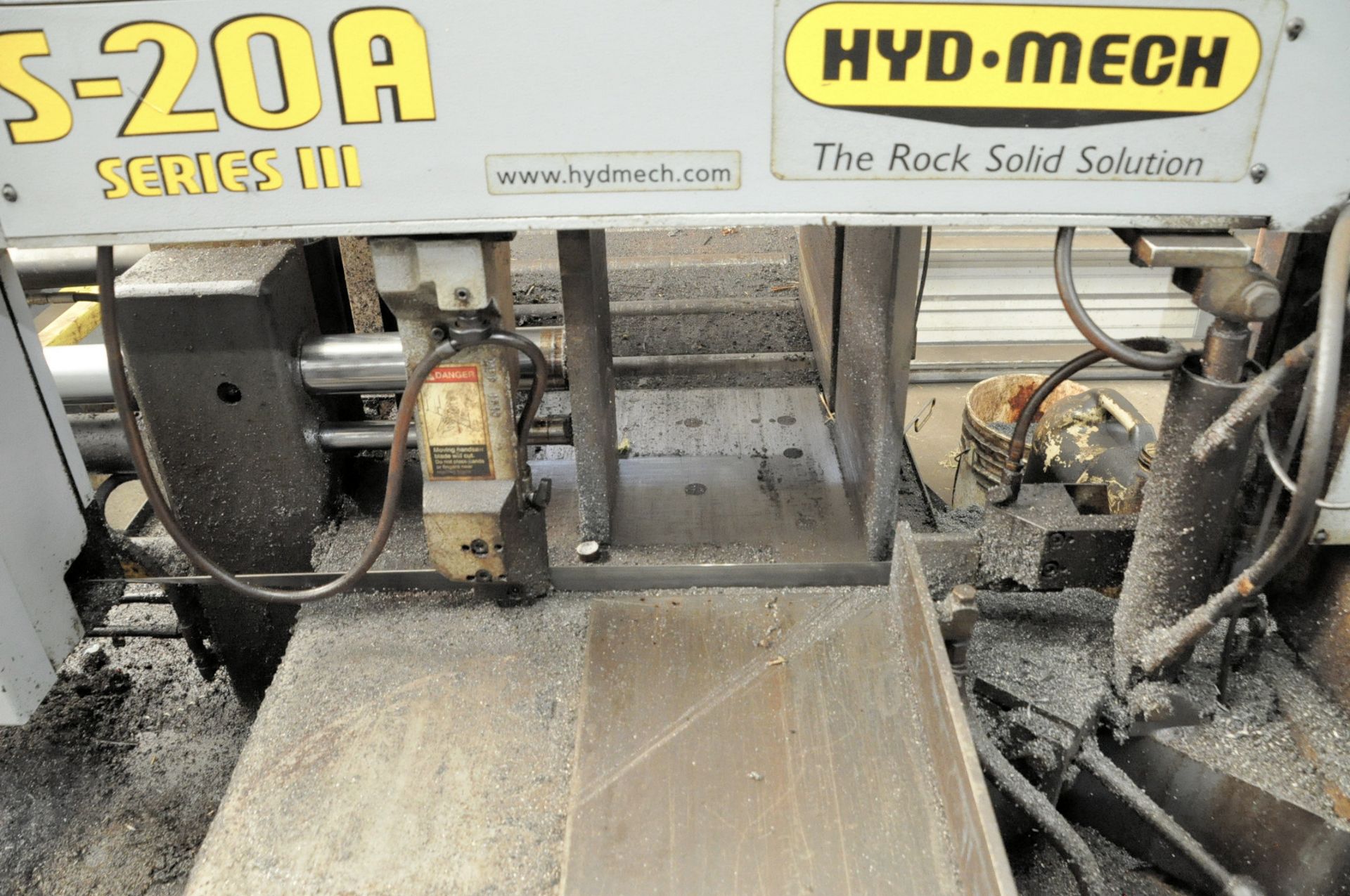 HydMech Model S20A-III, Series III, Fully Automatic Horizontal Metal Cutting Band Saw, S/n - Image 4 of 8