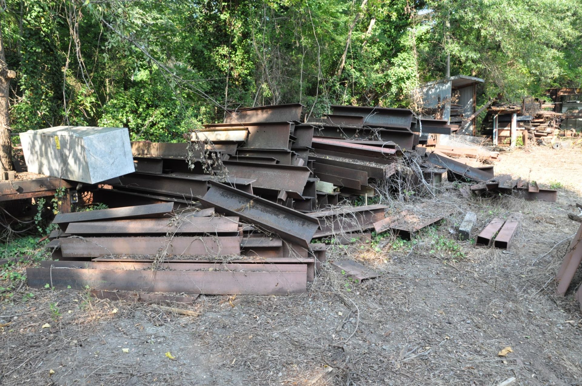 Lot-Steel Square and Rectangular Hollow Tube Stock, I-Beam, and Angle Iron Stock - Image 2 of 5