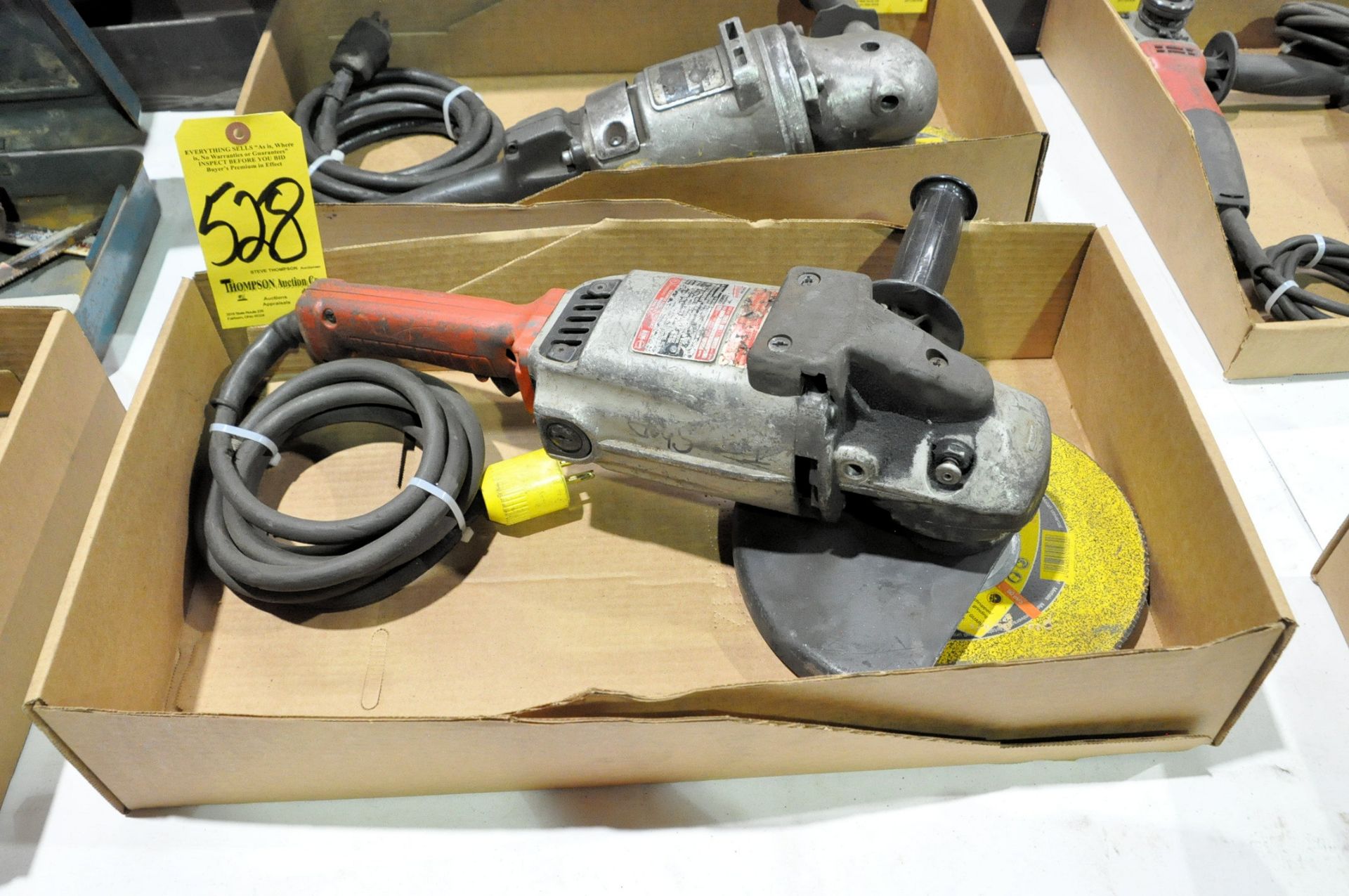Milwaukee No. 6065, 7-9" Electric Angle Grinder in (1) Box