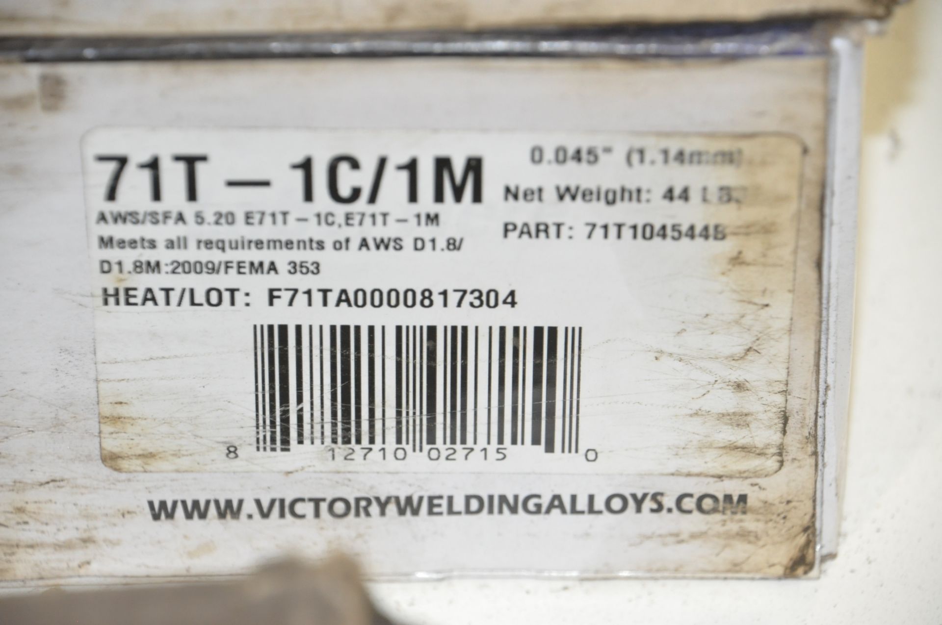 Lot-(2) Spools Victory .045, 71T-1C/1M Welding Wire - Image 3 of 3