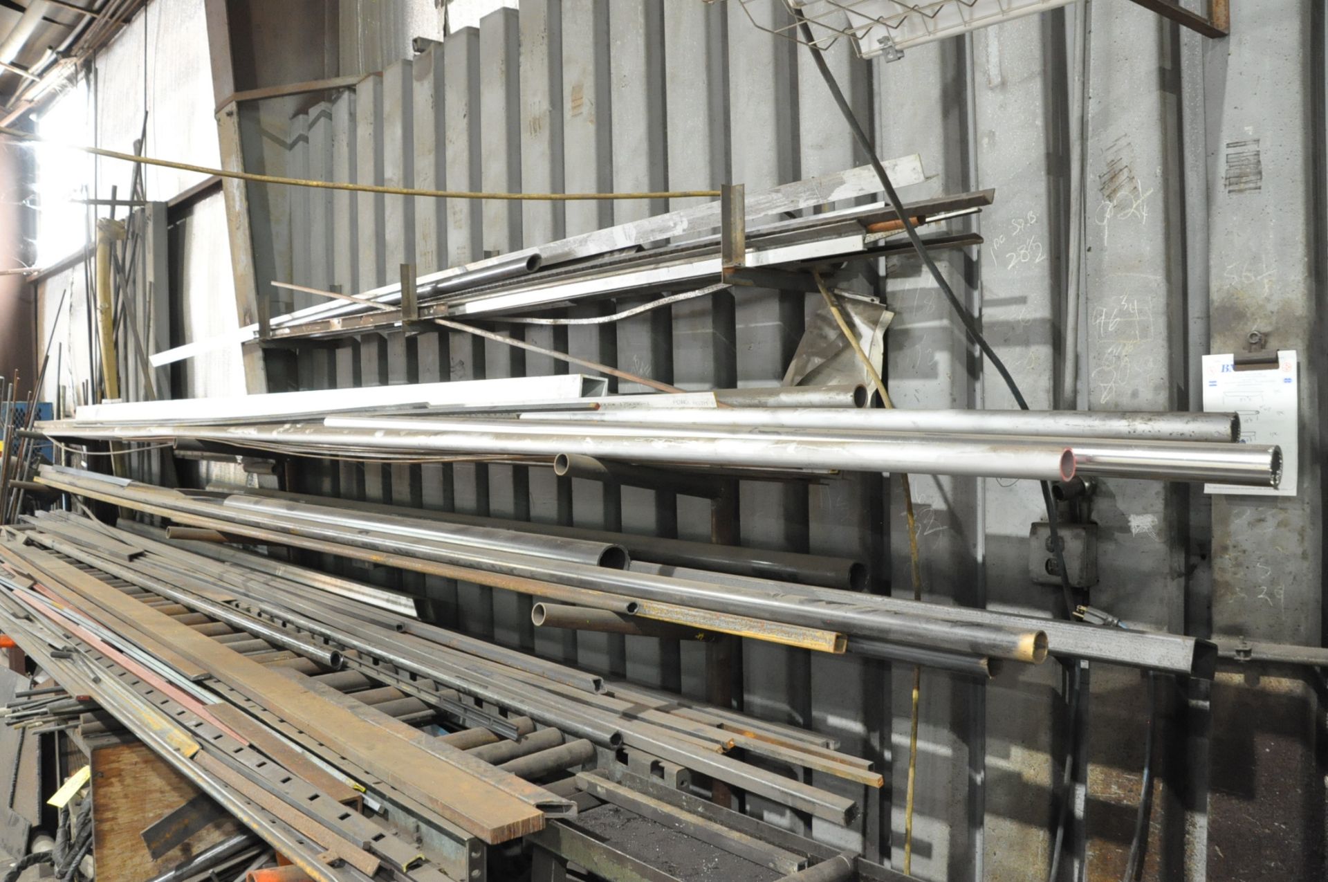 Lot- Various Alloy Metal Stock with (1) Rack, (Conveyor Not Included) - Image 3 of 12