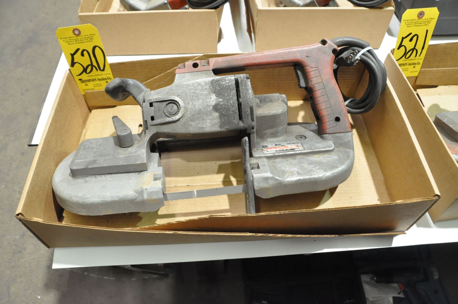 Milwaukee No. 6225, 6" Portable Hand Held Band Saw in (1) Box