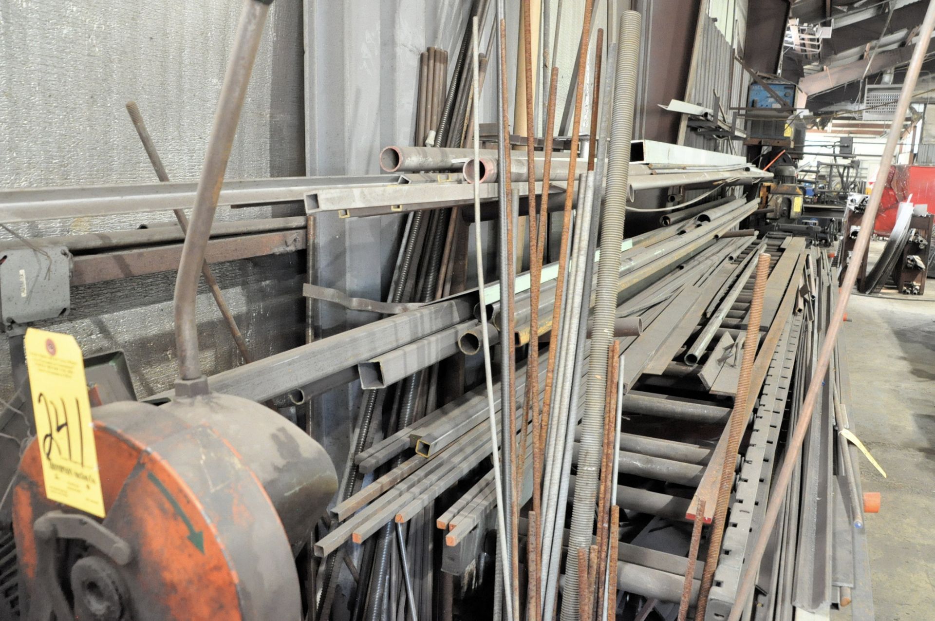 Lot- Various Alloy Metal Stock with (1) Rack, (Conveyor Not Included) - Image 11 of 12