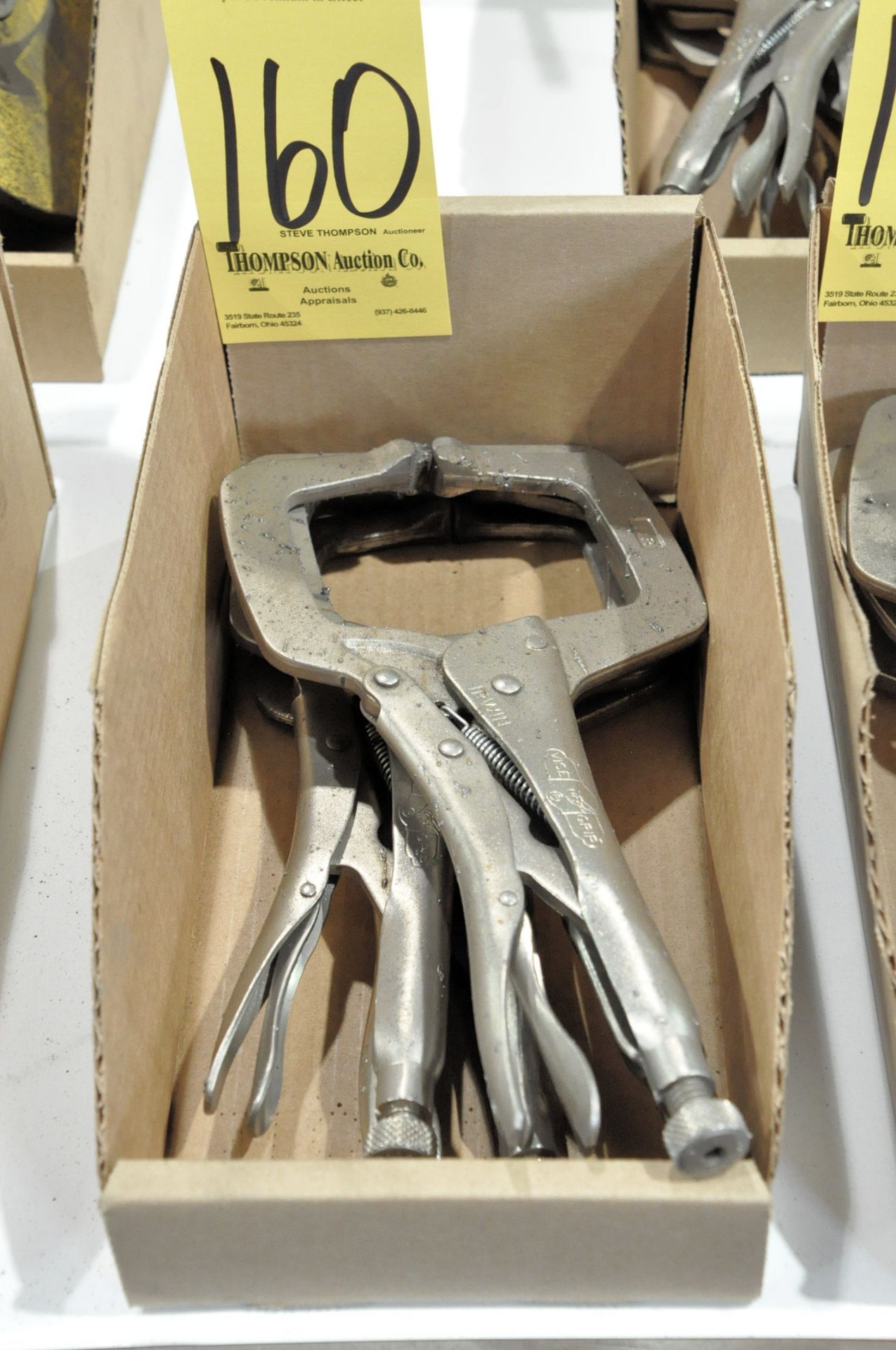 Lot-(4) Pairs Vise Grip Welding Clamps in (1) Box