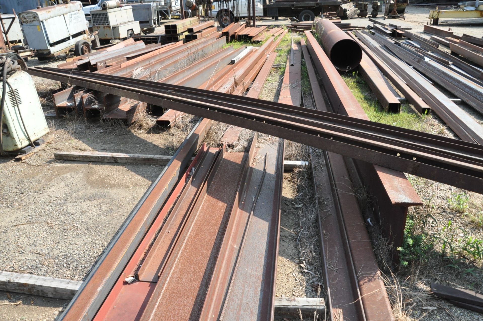 Lot-Steel I-Beam, H-Beam, Rectangular Hollow Tube, and Angle Iron Stock - Image 3 of 3