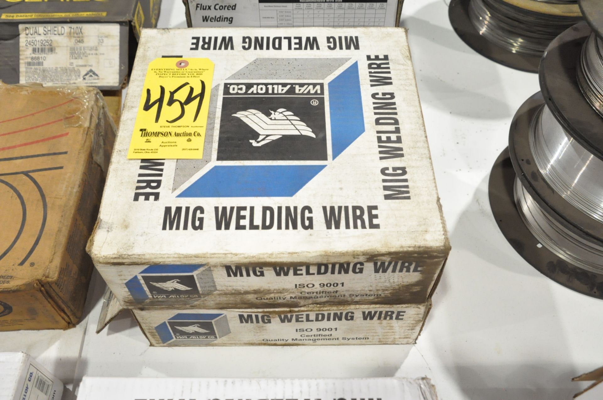 Lot-(2) Spools Washington Alloy .045, NI-625 Welding Wire