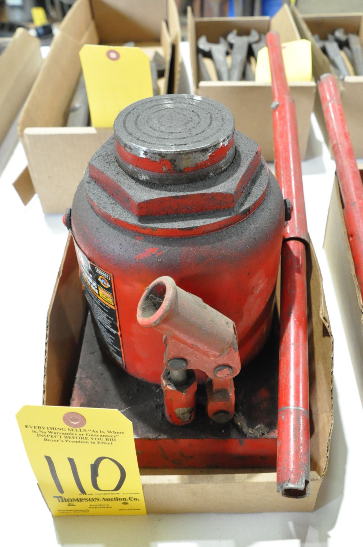 Big Red Brand 50-Ton Hydraulic Bottle Jack in (1) Box