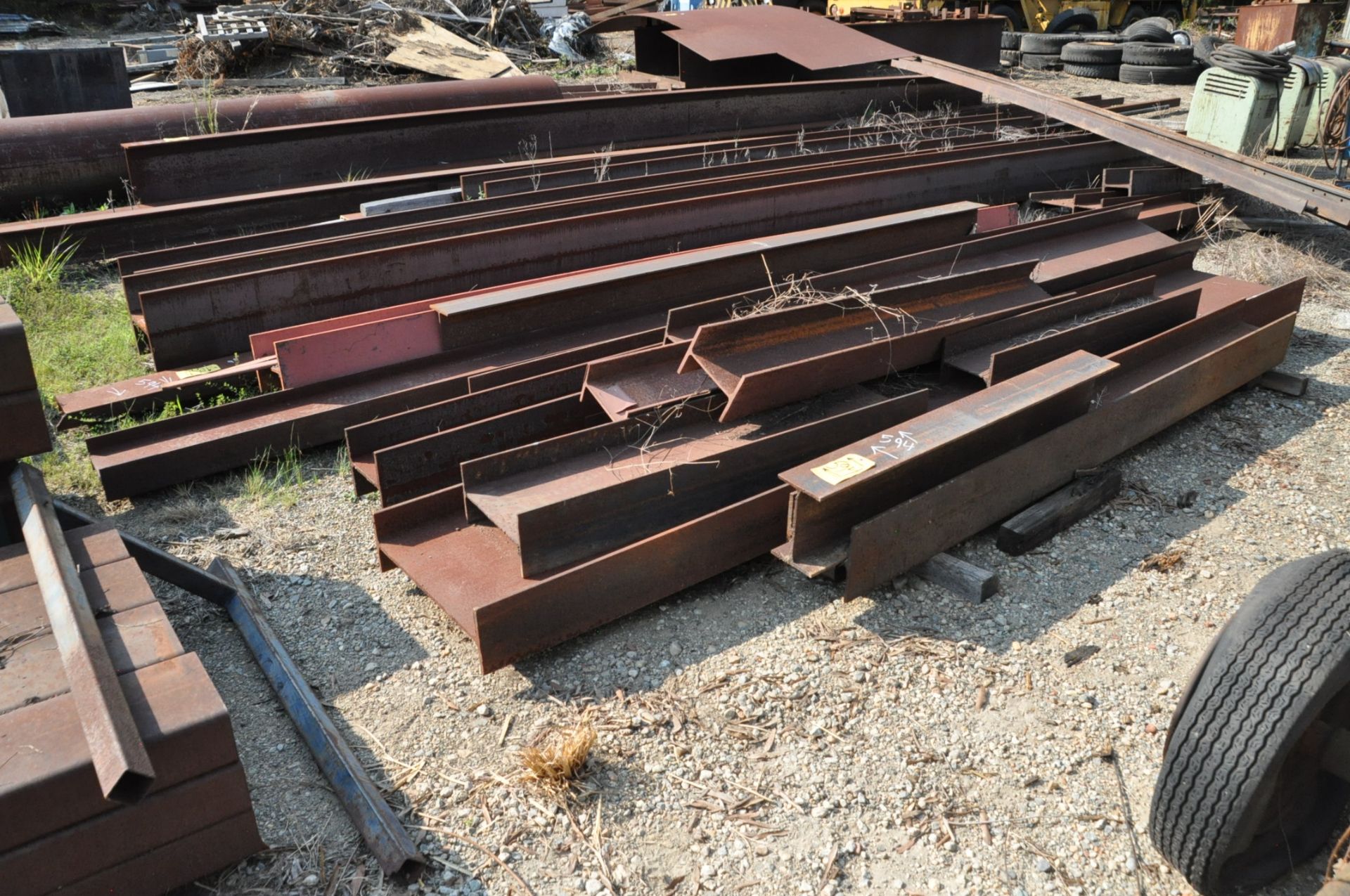 Lot-Steel I-Beam, H-Beam, and C-Channel Stock