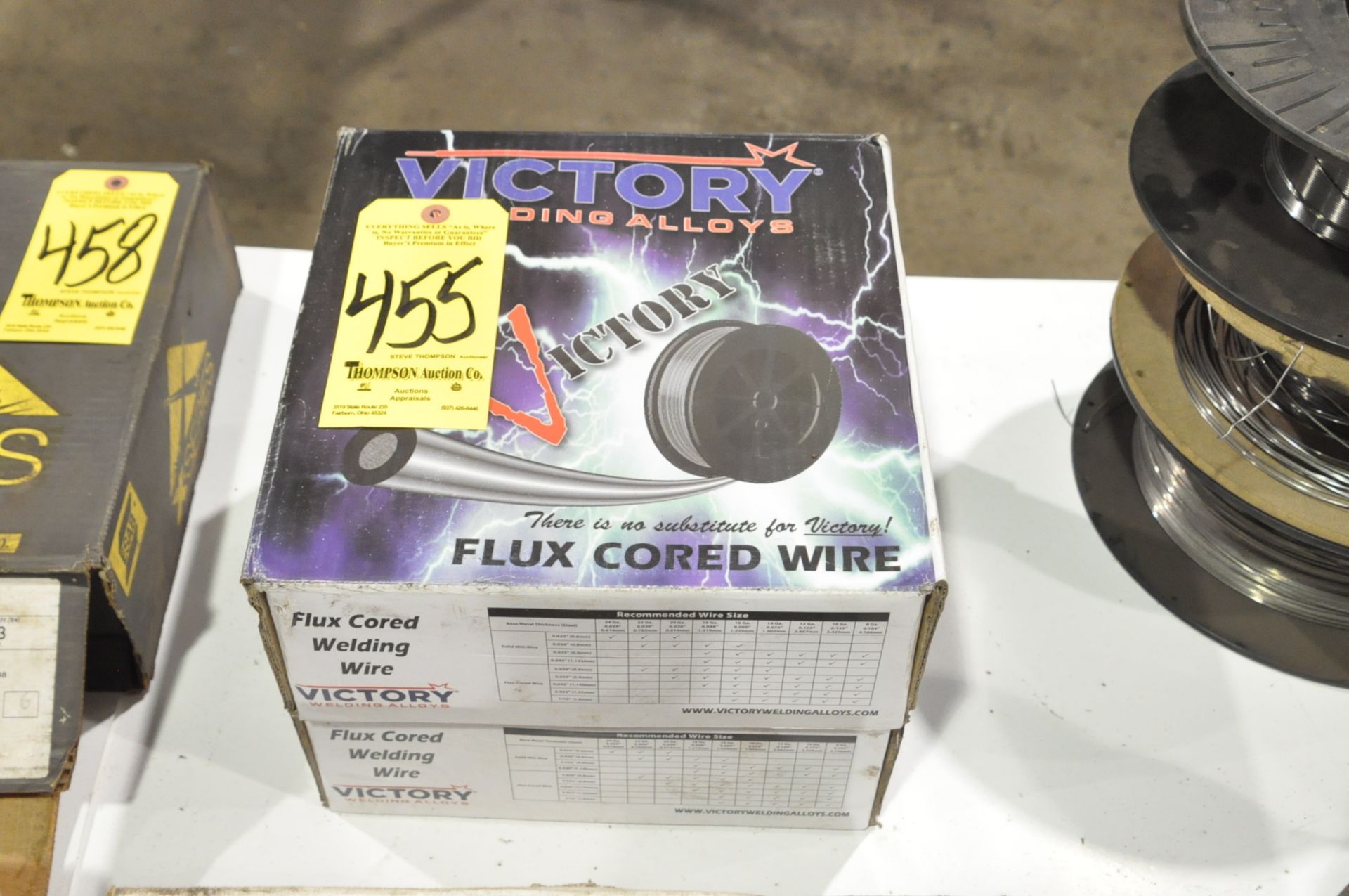 Lot-(2) Spools Victory .045, 71T-1C/1M Welding Wire