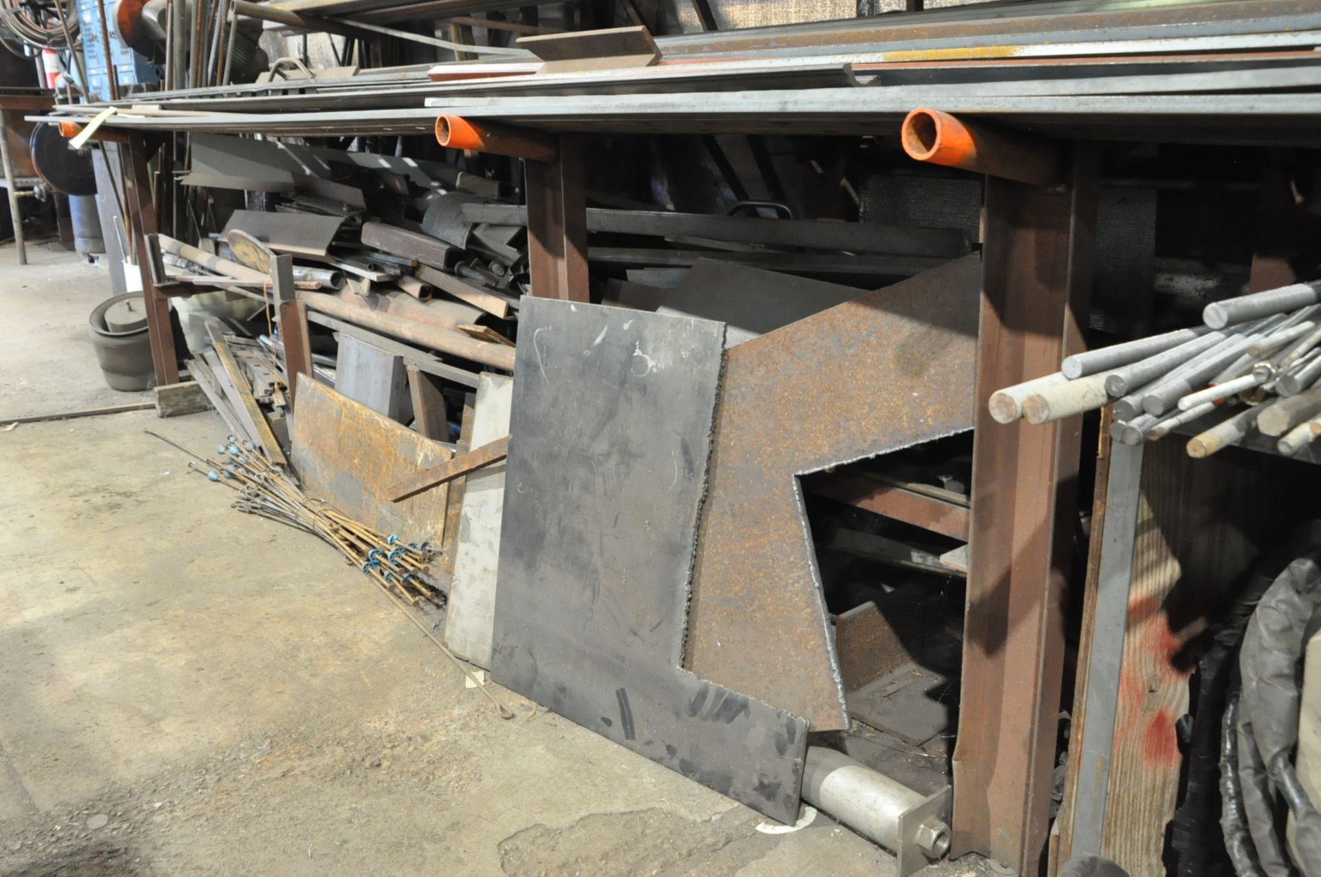 Lot- Various Alloy Metal Stock with (1) Rack, (Conveyor Not Included) - Image 8 of 12