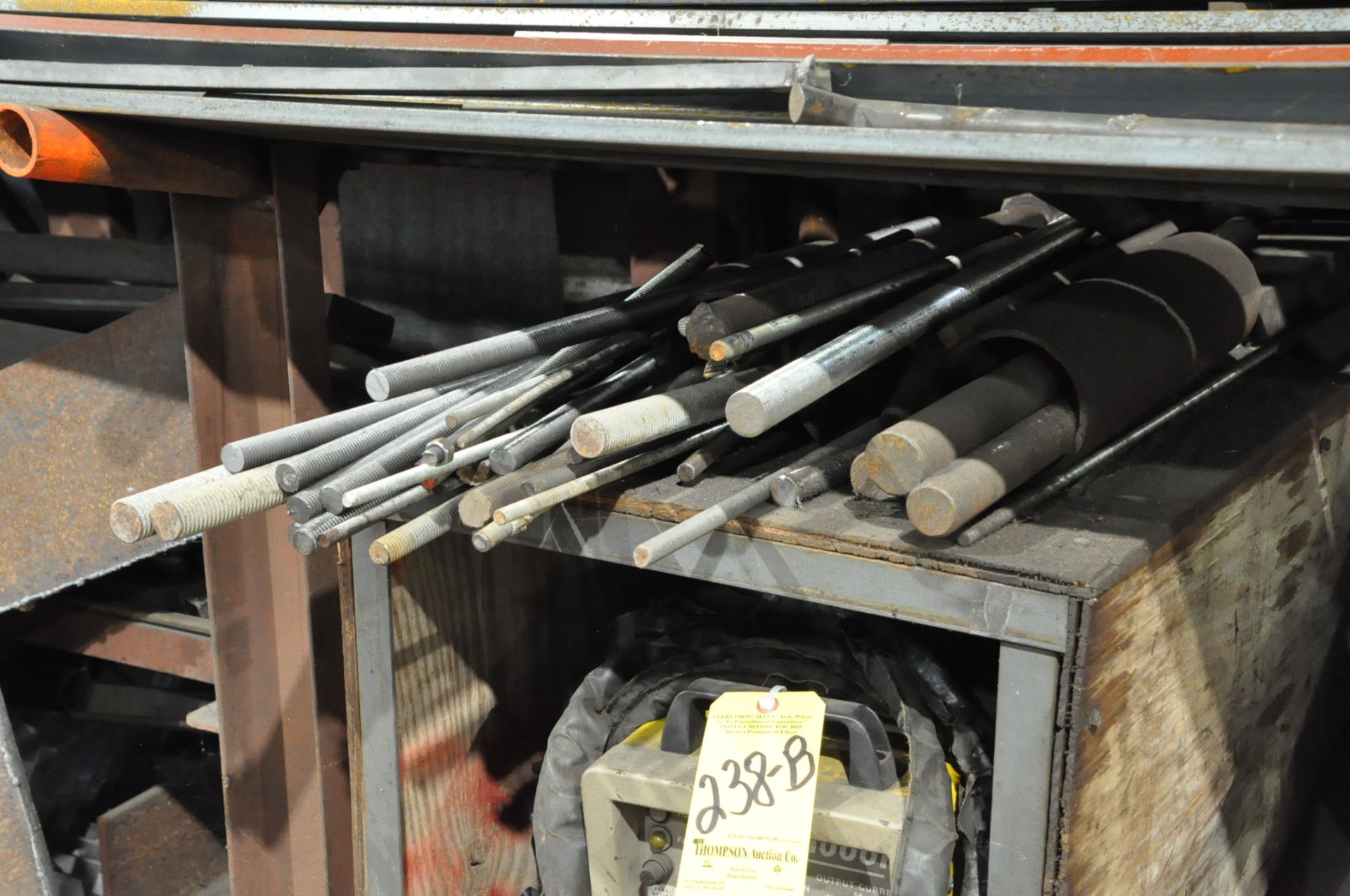 Lot- Various Alloy Metal Stock with (1) Rack, (Conveyor Not Included) - Image 7 of 12