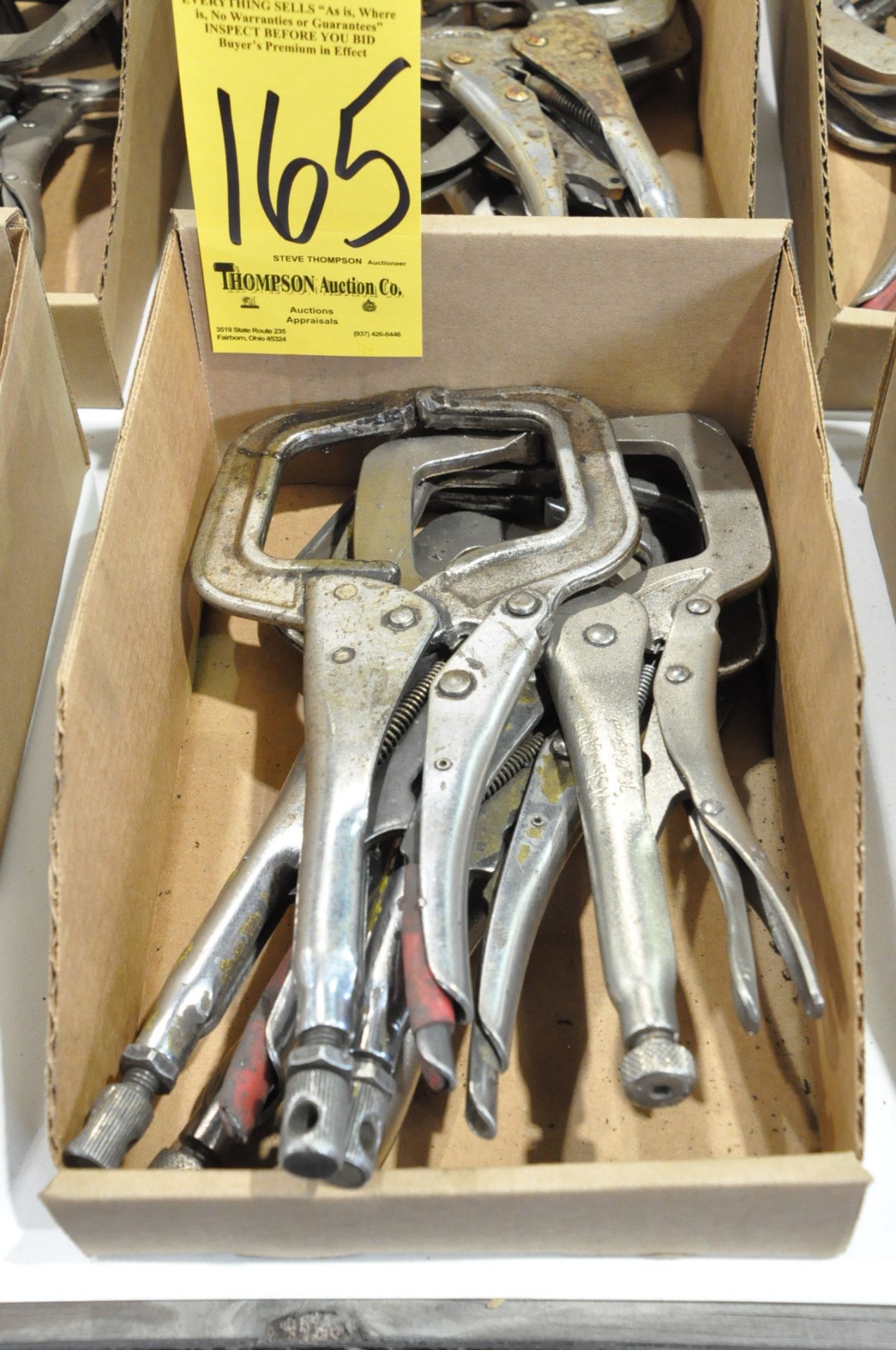 Lot-(5) Pairs Vise Grip Welding Clamps in (1) Box