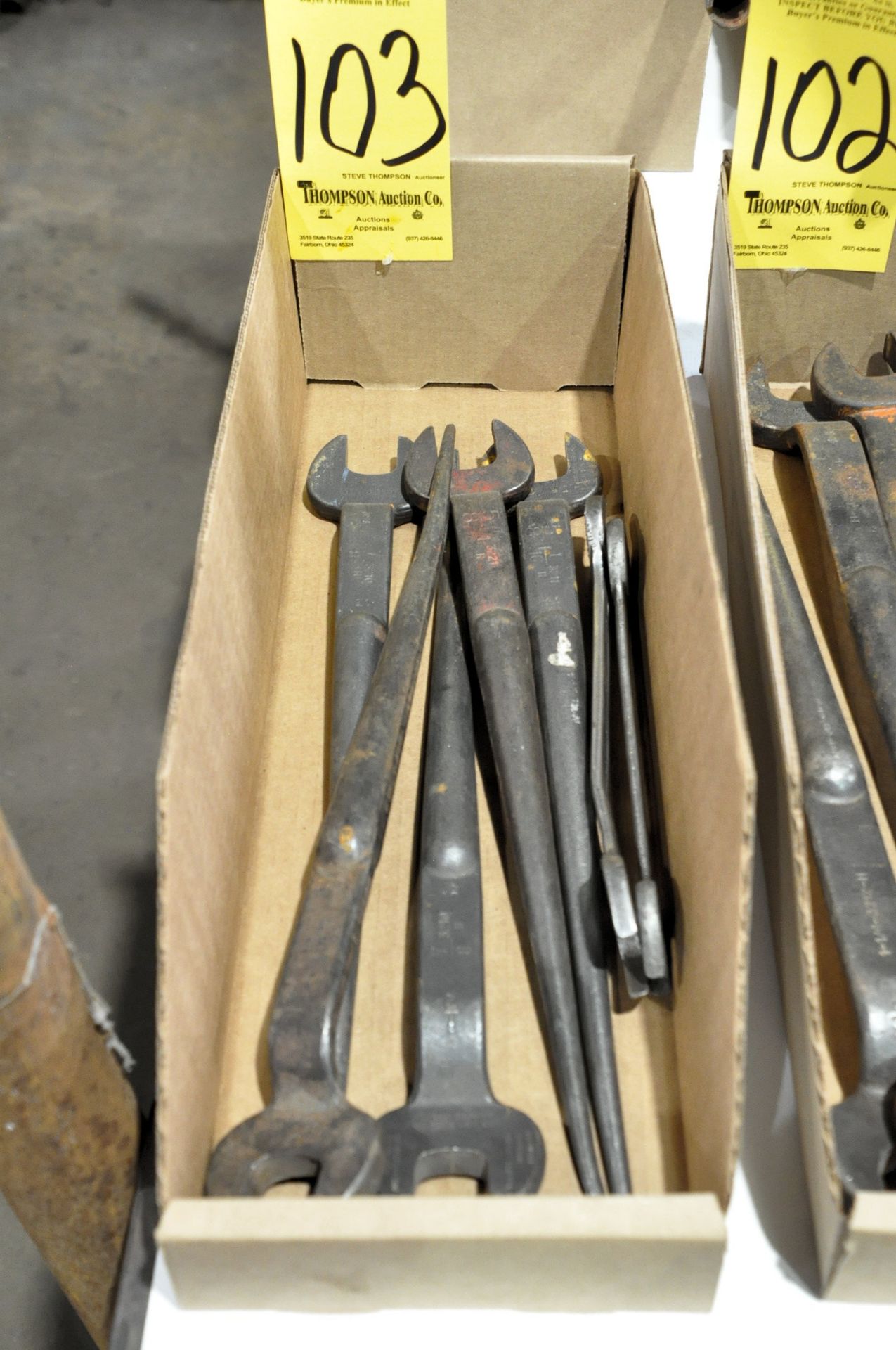 Lot-Iron Worker Spud Wrenches in (1) Box