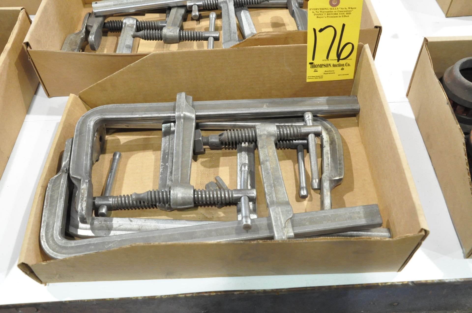 Lot-(4) 12" Bar Clamps in (1) Box