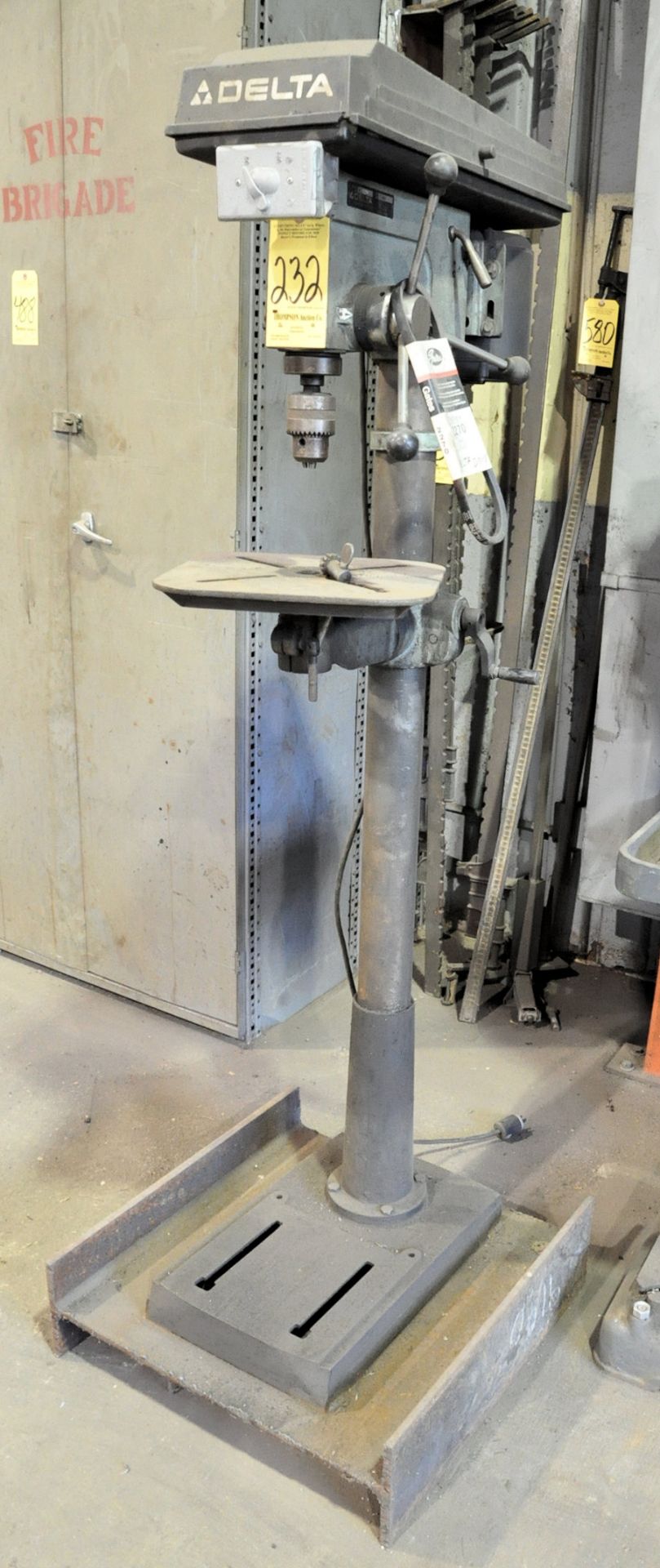 Delta Cat. No. 17-900, 16" Floor Standing Drill Press, S/n R-9250, 12" x 12" Work Surface, 1-PH