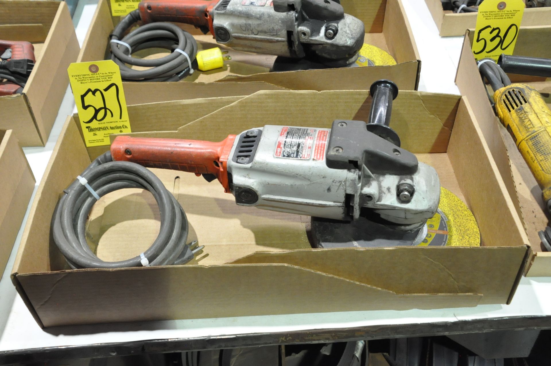 Milwaukee No. 6065, 7-9" Electric Angle Grinder in (1) Box