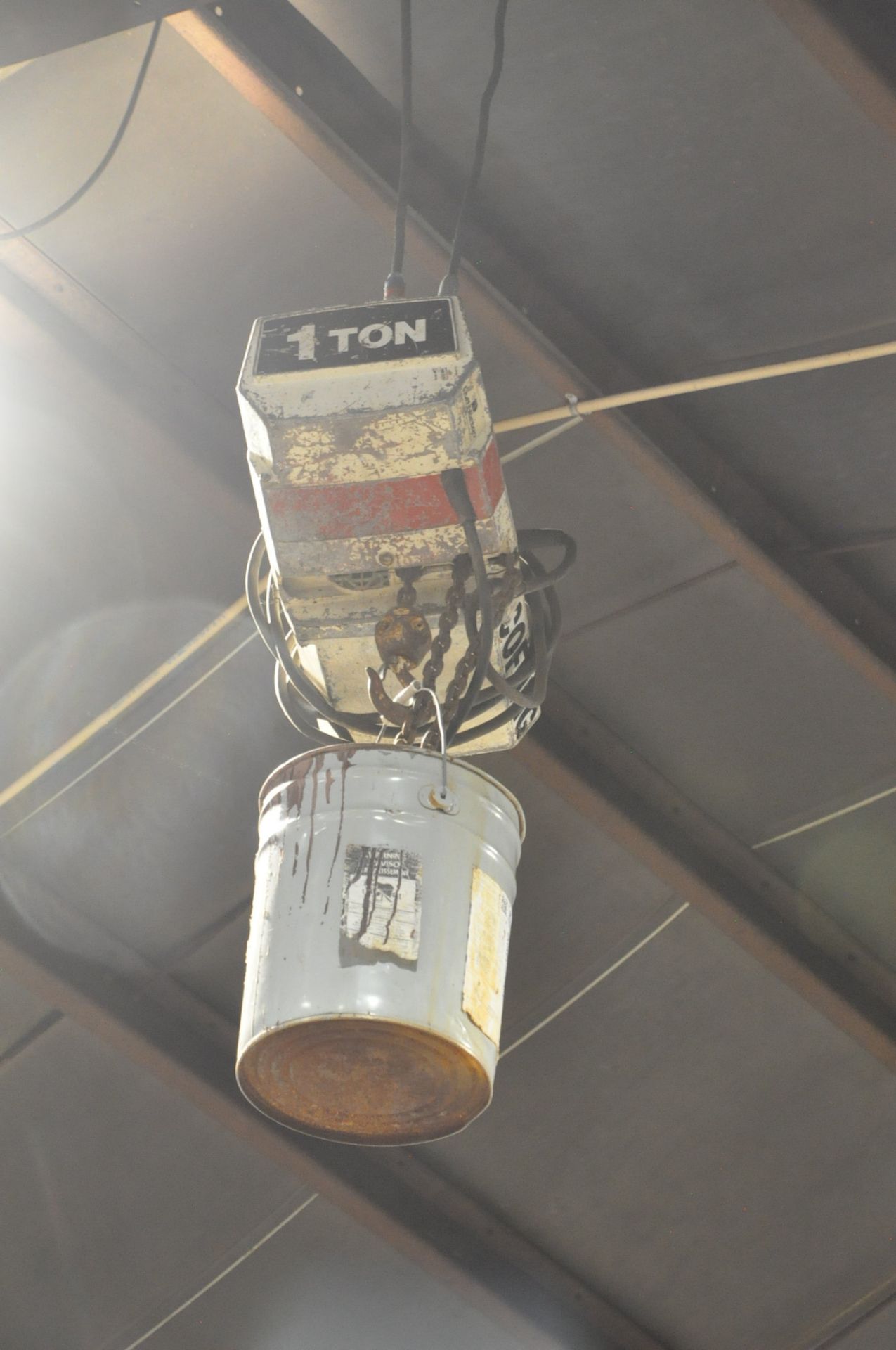 Coffing 1-Ton Electric Hoist, (Hanging from Ceiling) - Image 2 of 2