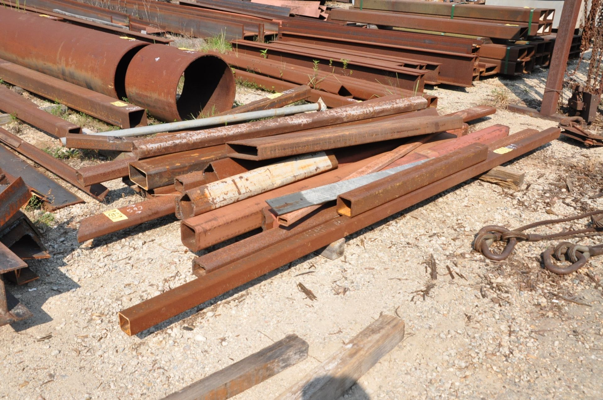 Lot-Steel Square and Rectangular Hollow Tube Stock - Image 2 of 3