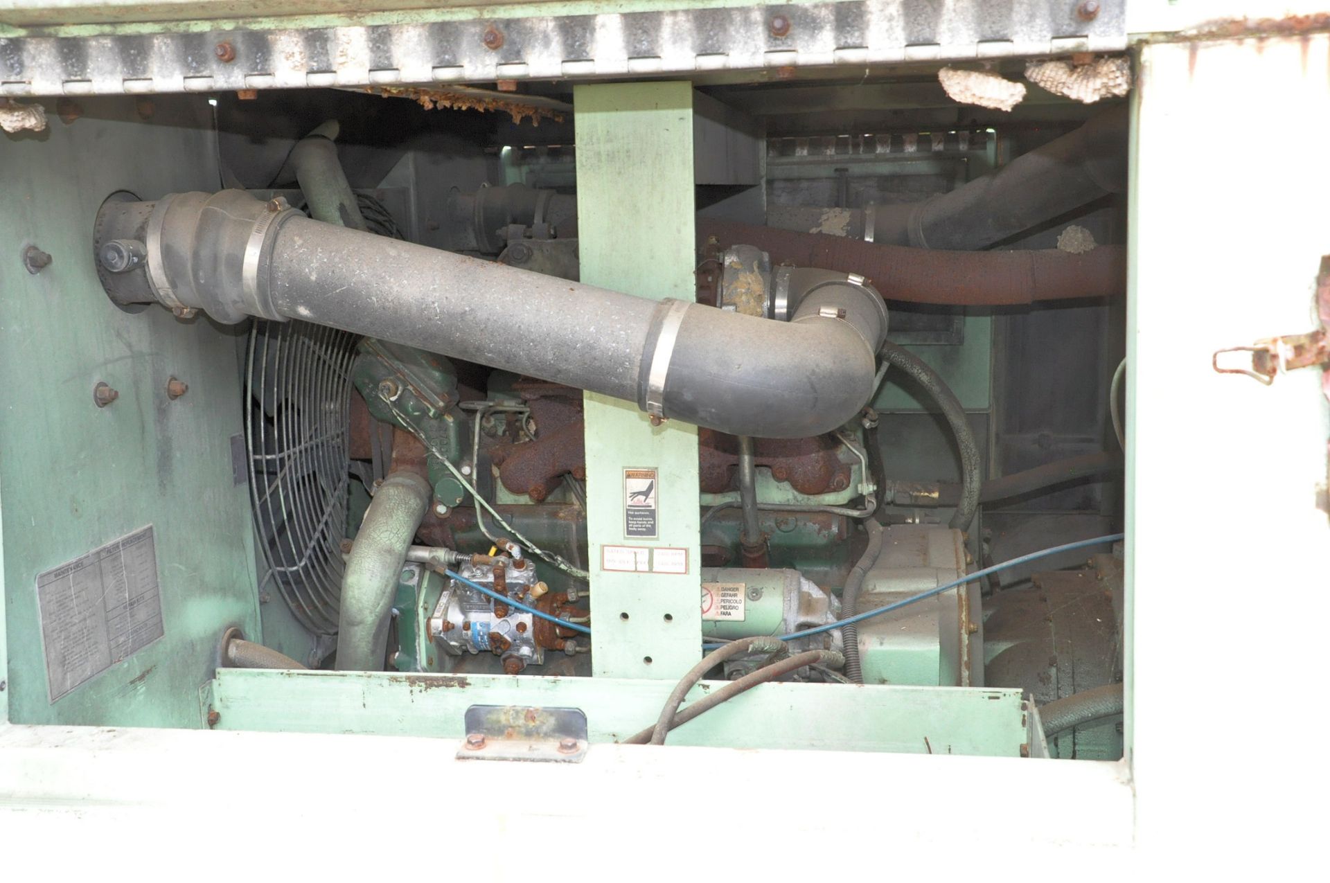 Sullair Model 375-DPQ-JD, Trailer Mounted Air Compressor, S/n 004-118686, John Deere Diesel - Image 7 of 9