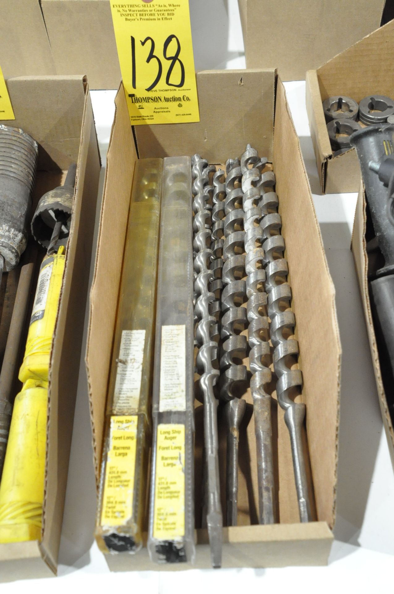 Lot-Long Wood Auger Bits in (1) Box