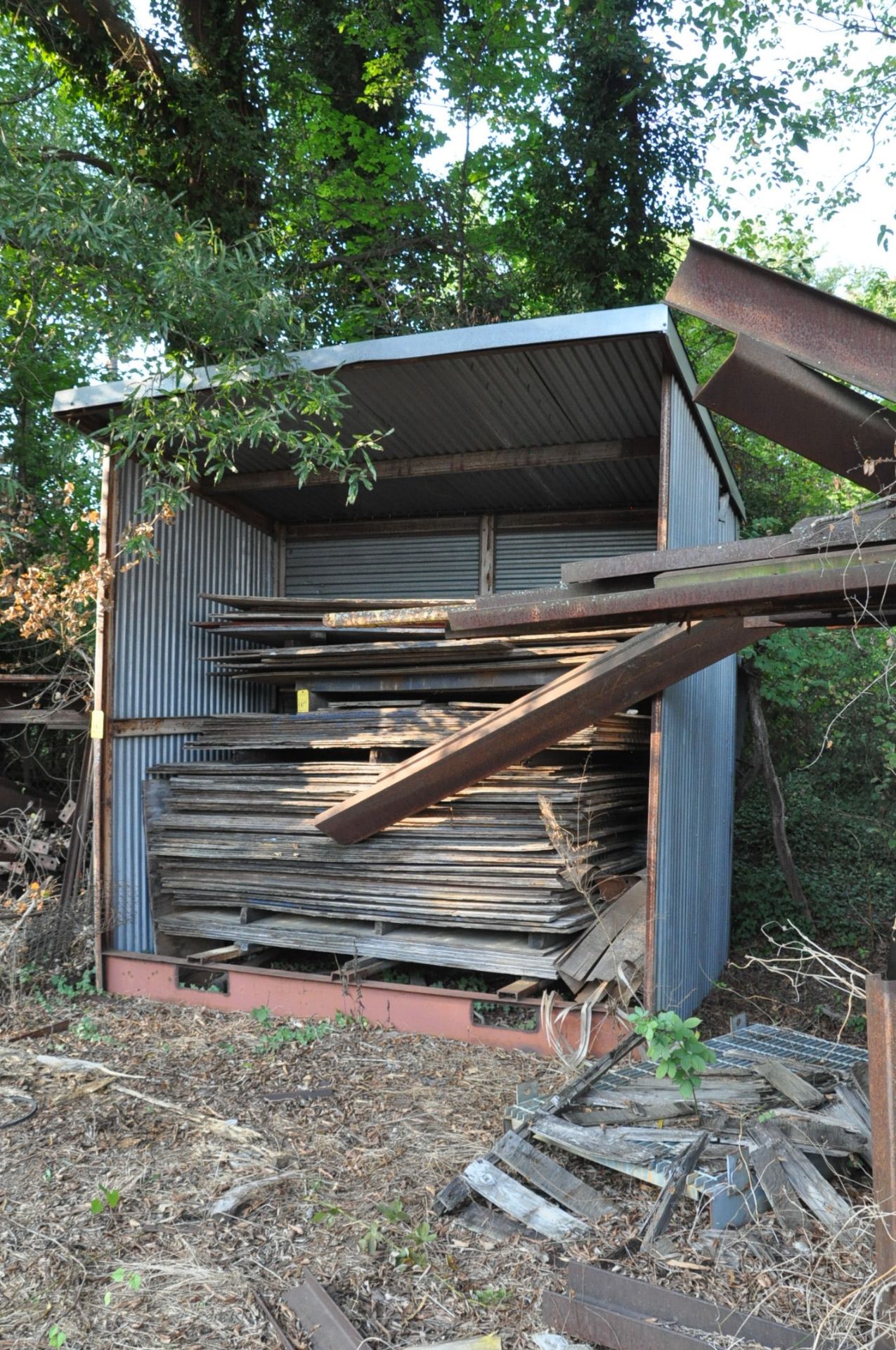 10' Wide x 5' Deep x 10' High 3-Sided Shed, (Contents Not Included), (Not to Be Removed Until - Image 2 of 2