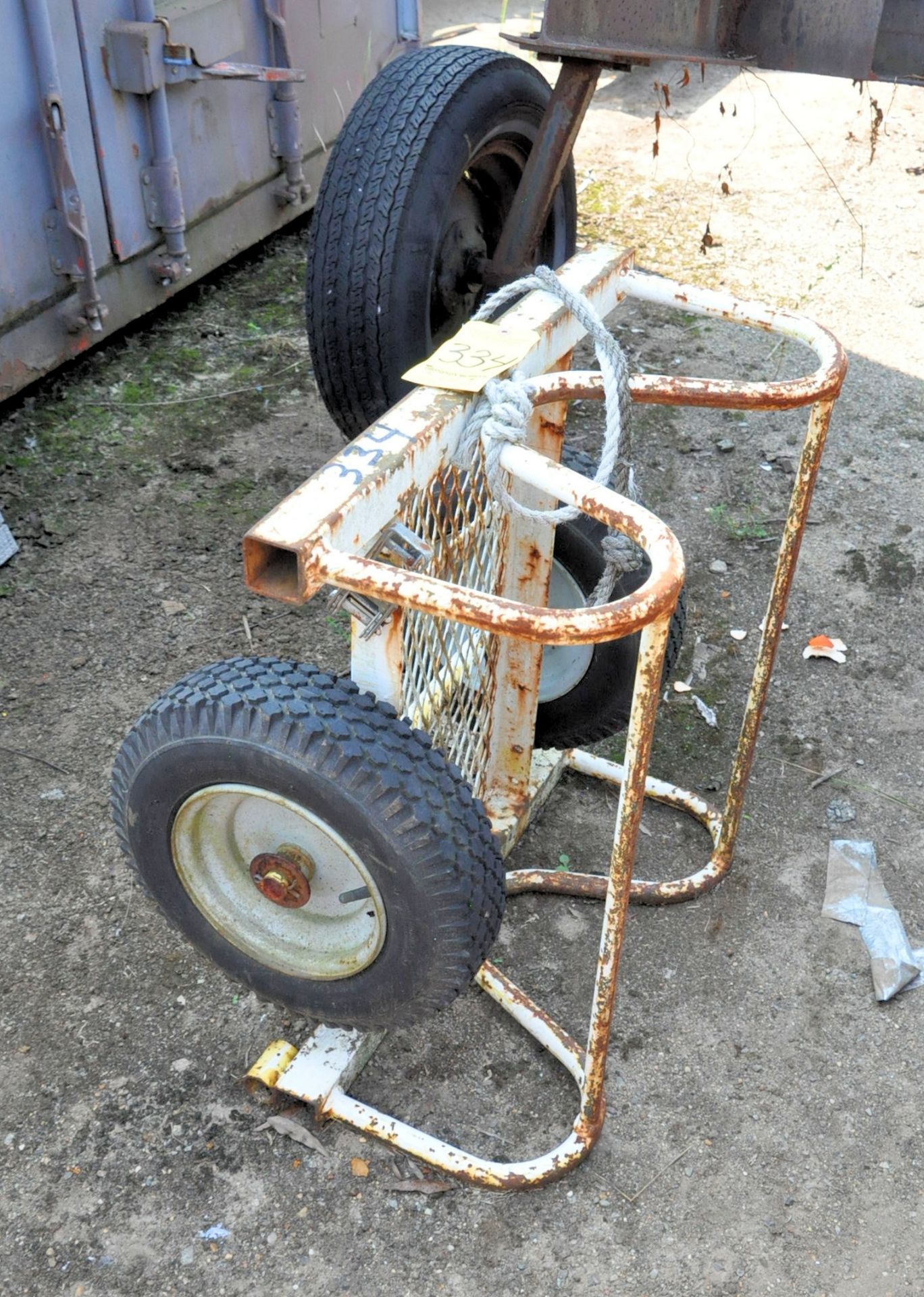 Lot-(1) Pipe Cart and (1) Beam Cart - Image 2 of 2