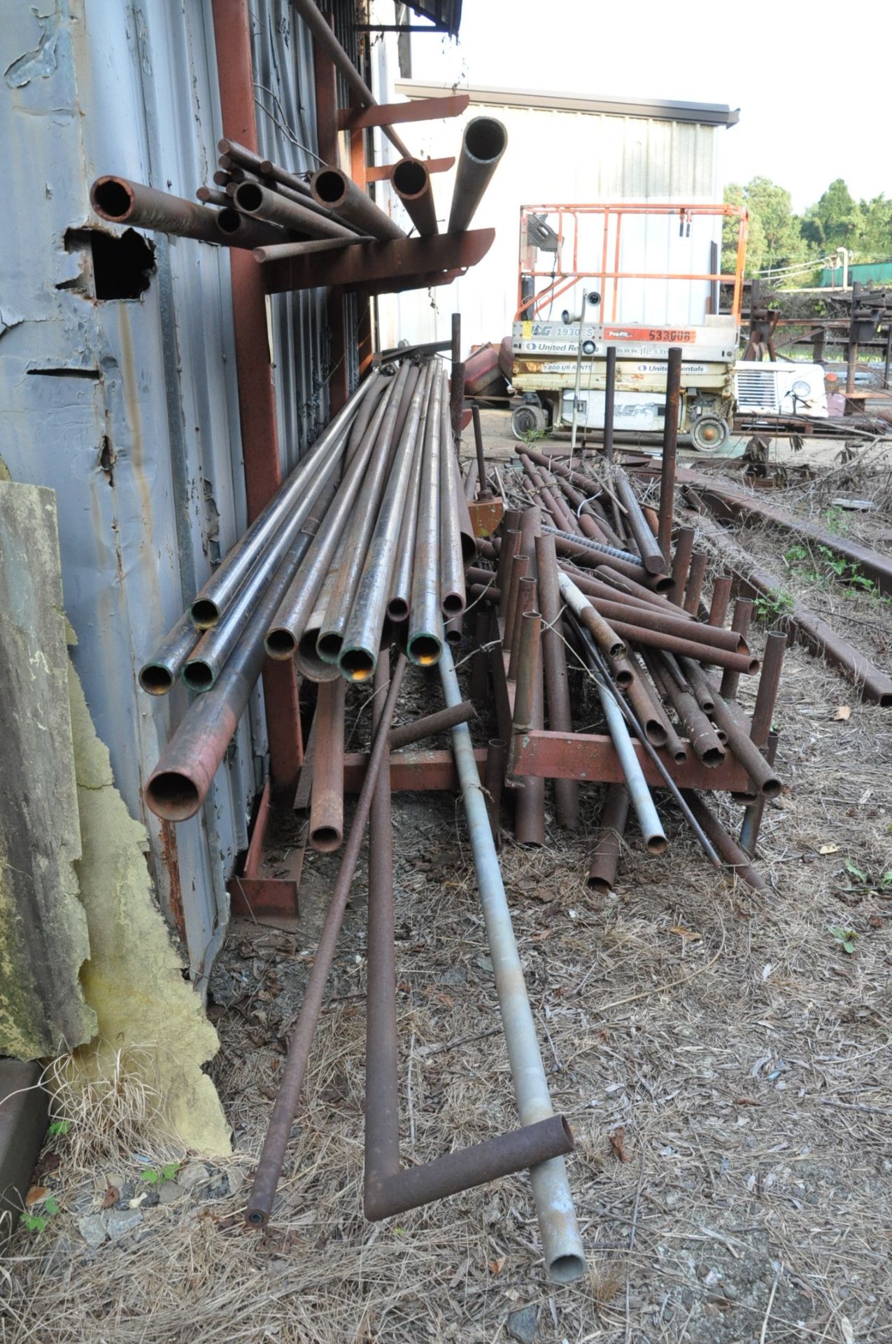 Lot-Steel Square, Rectangular and Hollow Round Tube Stock with Racks - Image 6 of 7