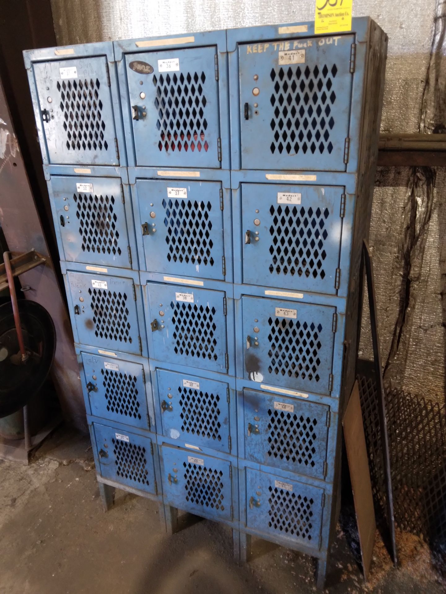 15-Compartment Locker System